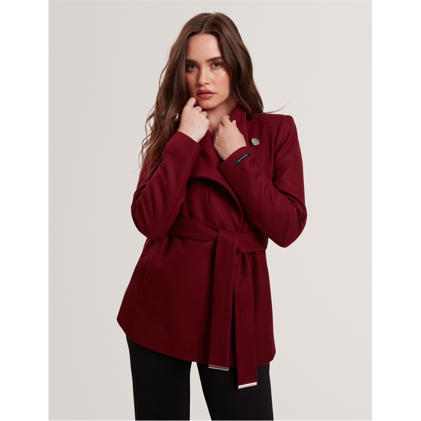 Ted Baker Women's Short Belted Overcoat - 3