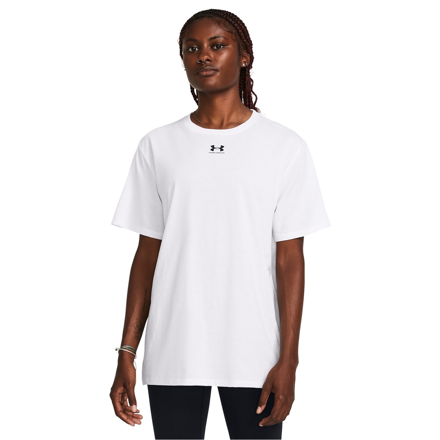 Under Armour Armour Campus Oversize Ss T-Shirt Womens - 2