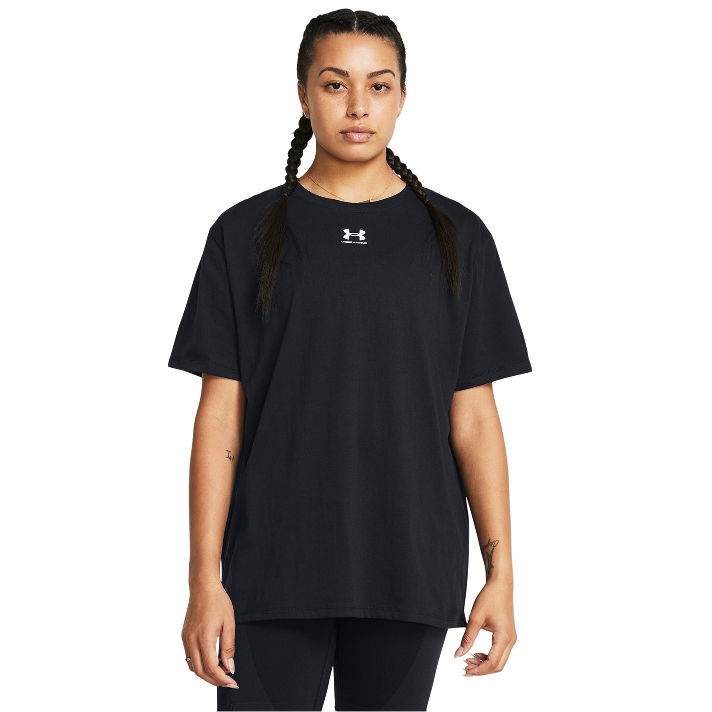 Under Armour Armour Campus Oversize Ss T-Shirt Womens - 2