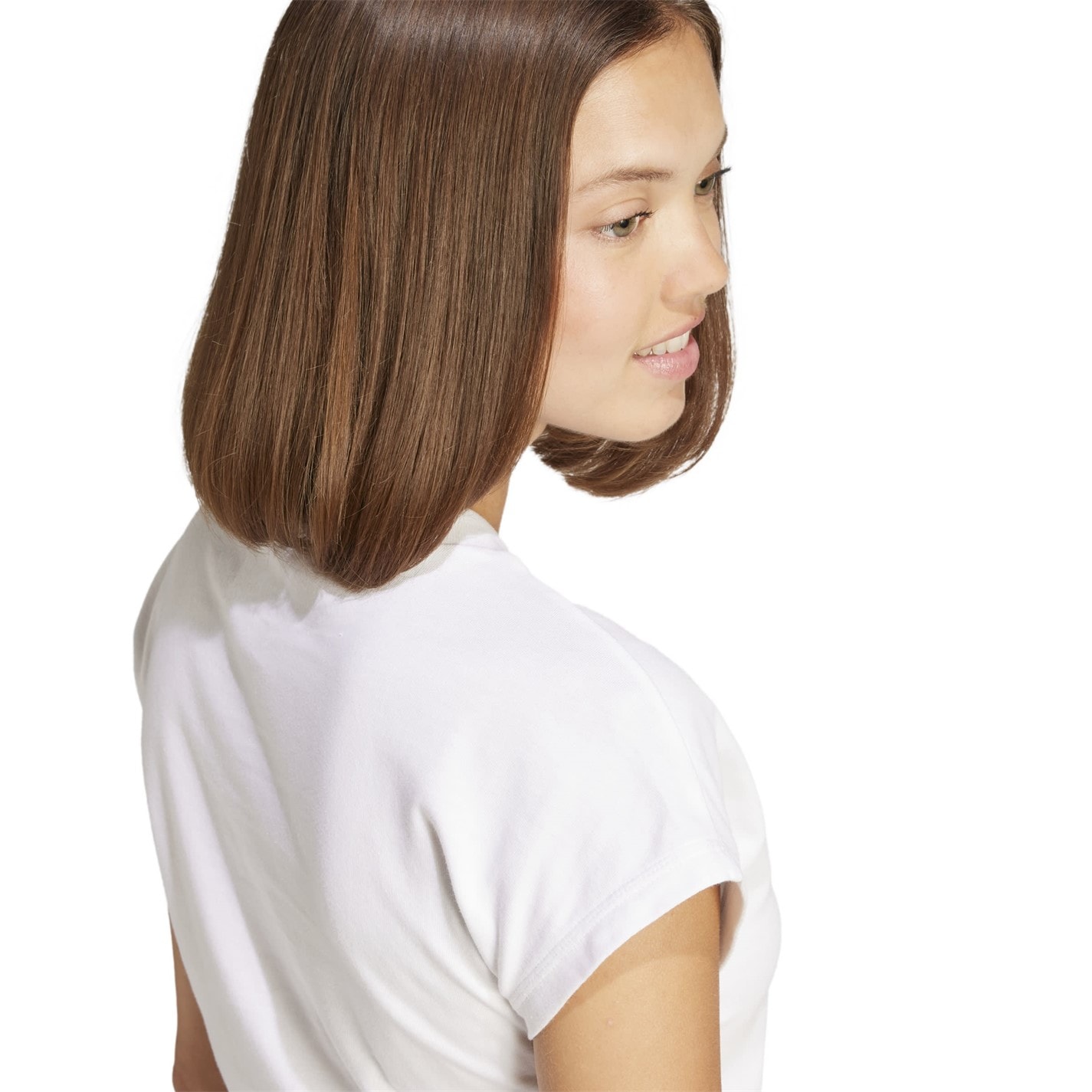 adidas Essentials Linear Cotton T-Shirt Womens - 6