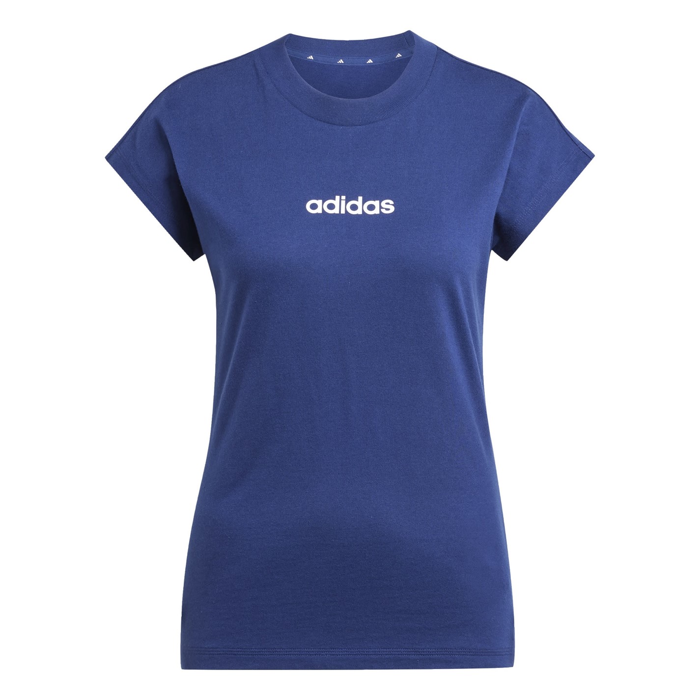 adidas Essentials Linear Cotton T-Shirt Womens - 7
