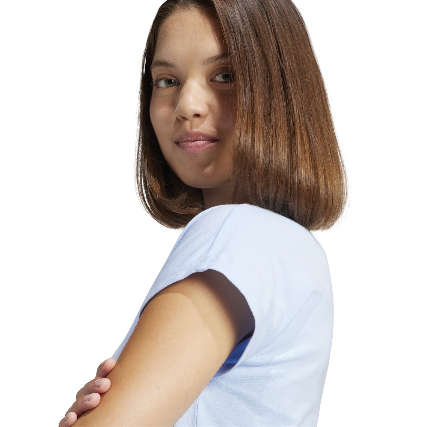 adidas Essentials Linear Cotton T-Shirt Womens - 6