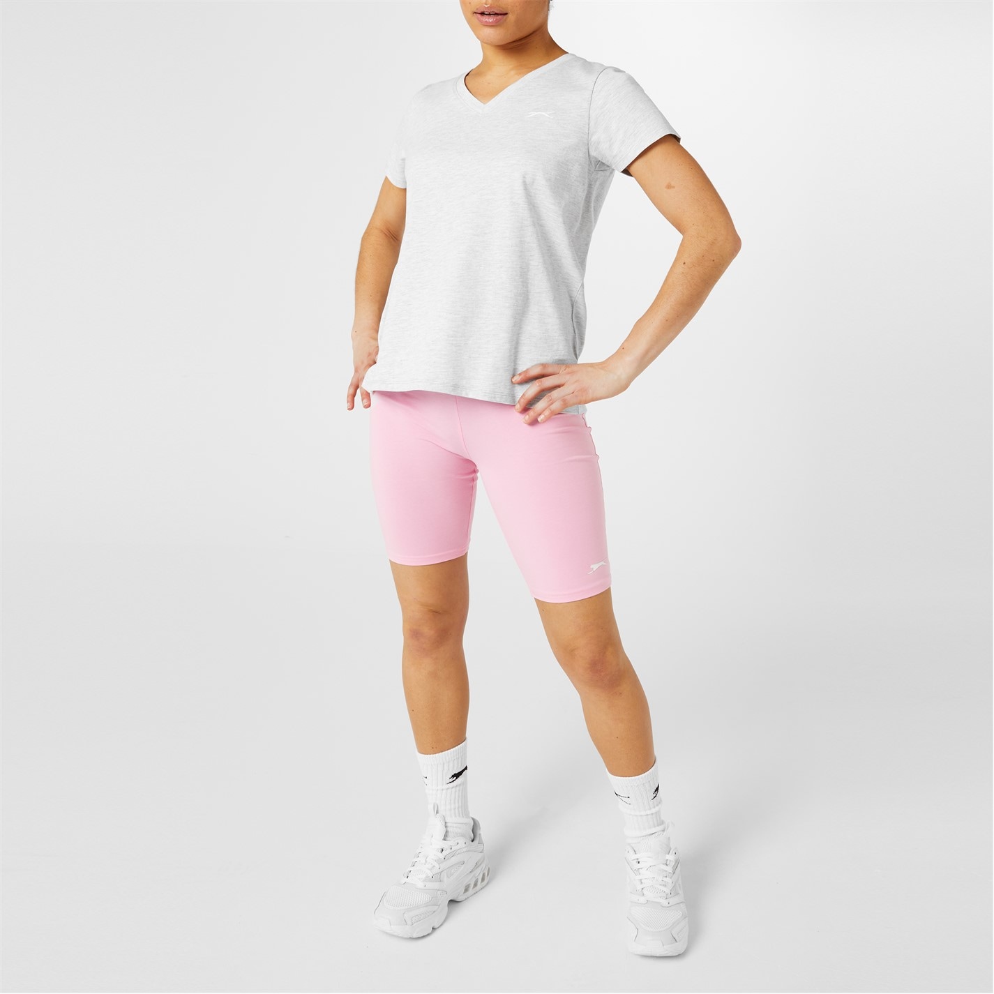 Slazenger Ladies V Neck Tee Shirt - 2