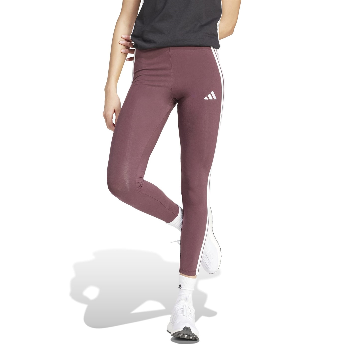 adidas Essentials 3 Stripe Leggings Womens - 2