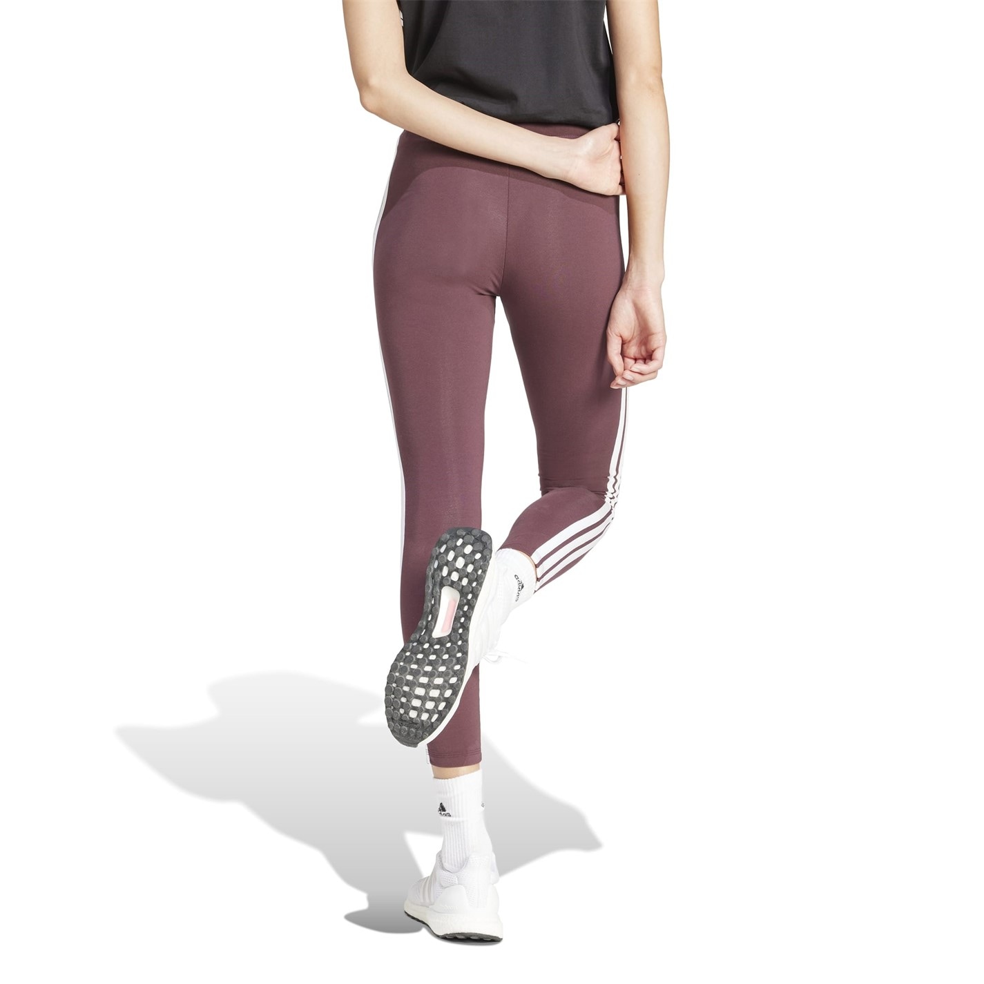 adidas Essentials 3 Stripe Leggings Womens - 3