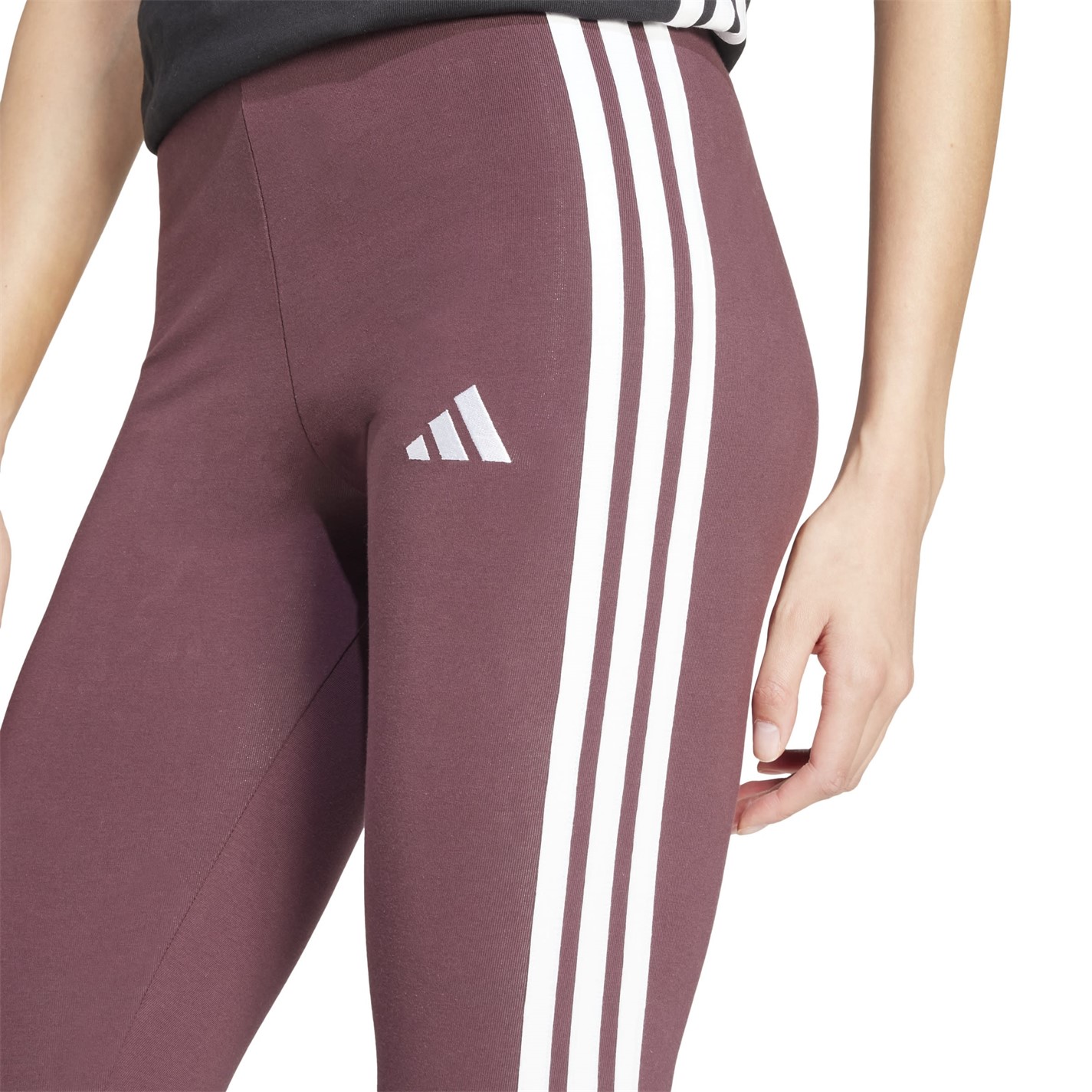 adidas Essentials 3 Stripe Leggings Womens - 5