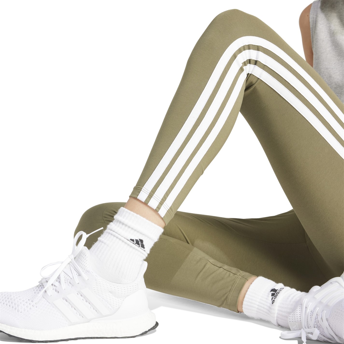 adidas Essentials 3 Stripe Leggings Womens - 6