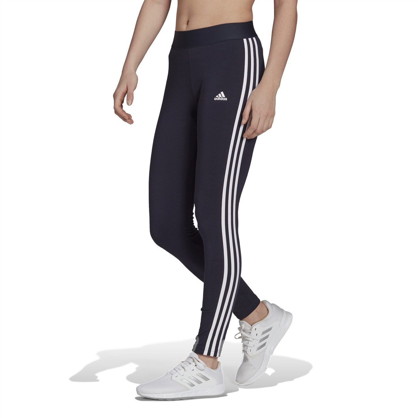 adidas Essentials 3 Stripe Leggings Womens - 2