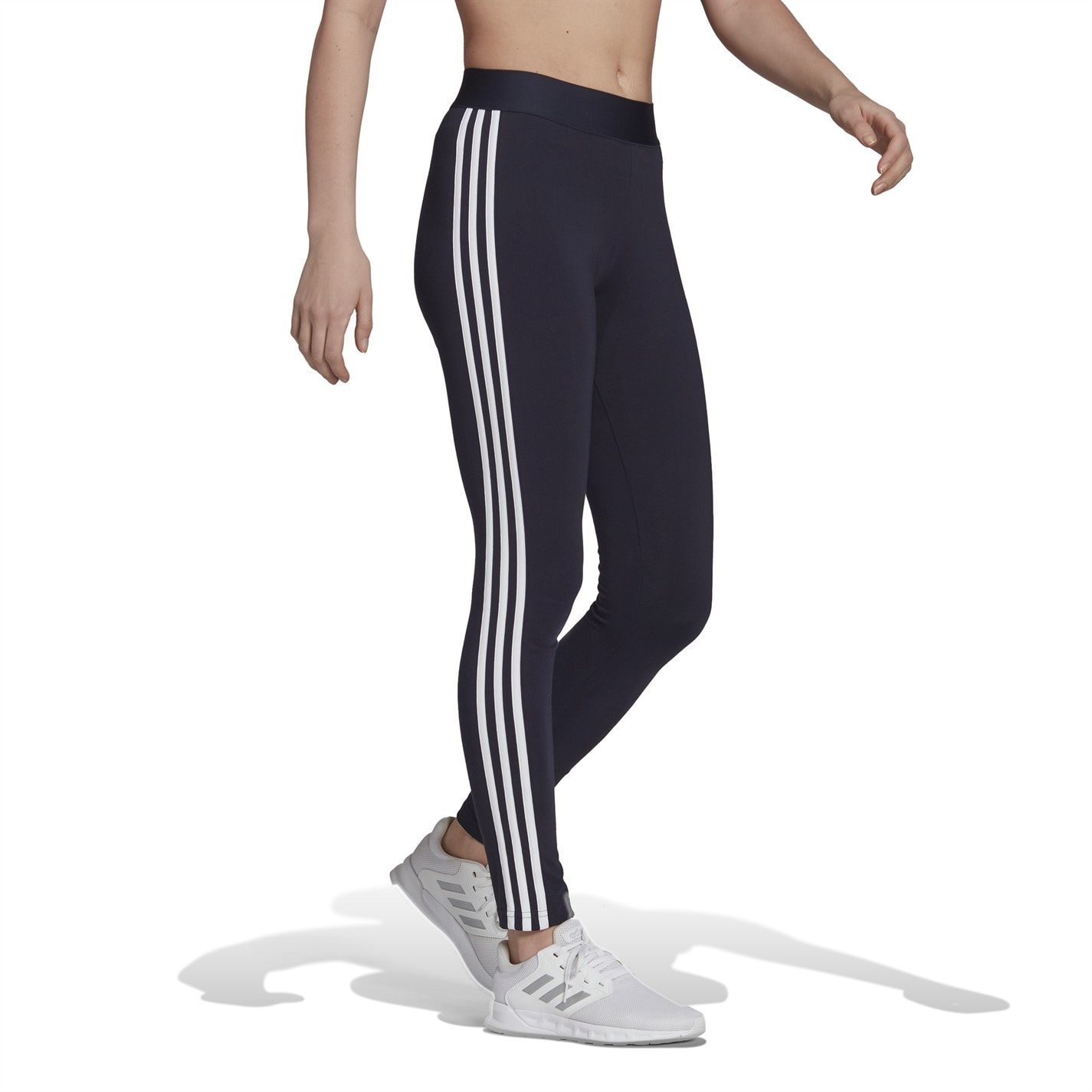 adidas Essentials 3 Stripe Leggings Womens - 4