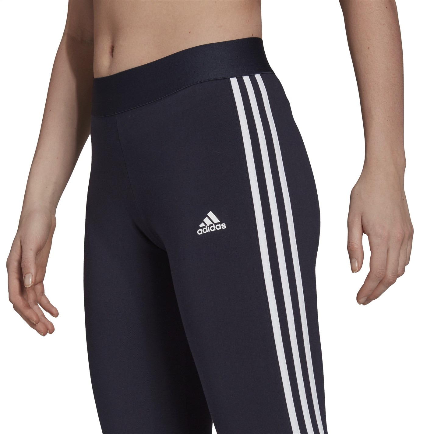 adidas Essentials 3 Stripe Leggings Womens - 5