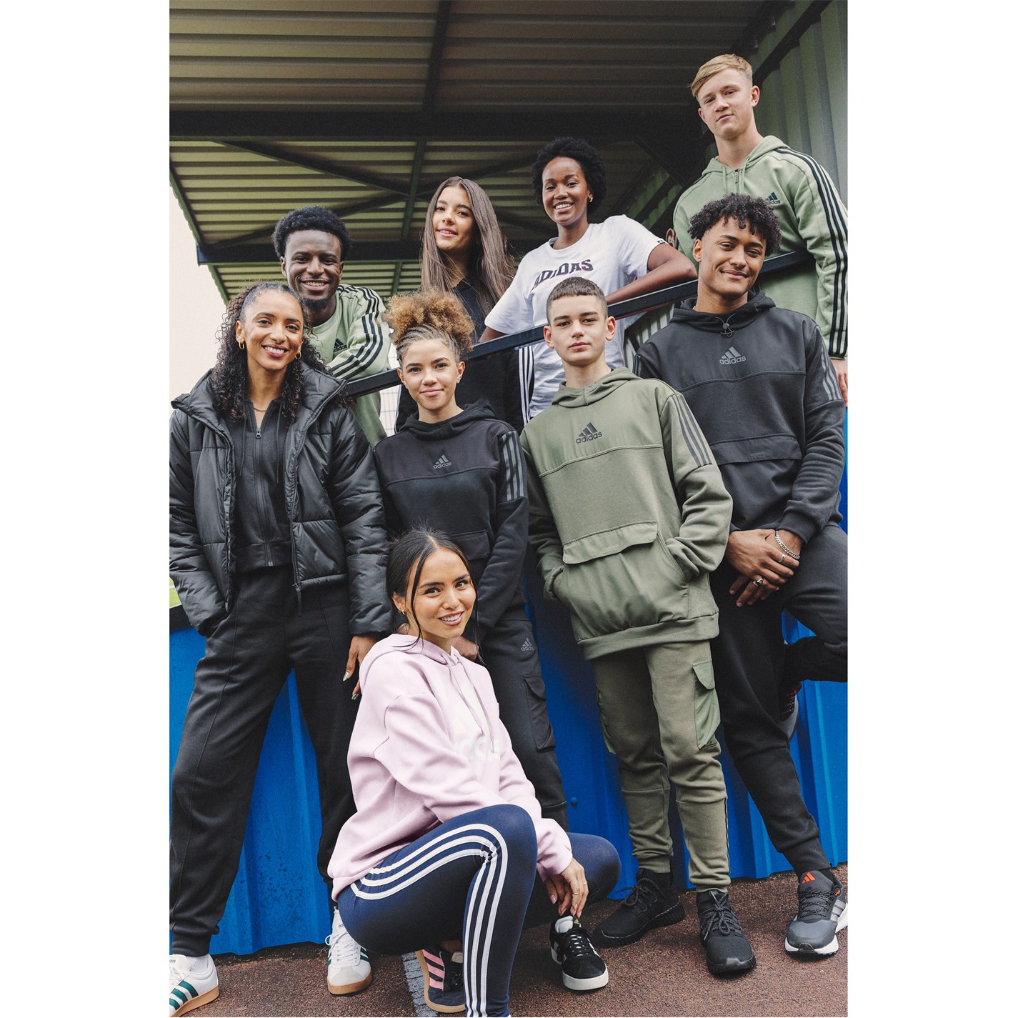 adidas Essentials 3 Stripe Leggings Womens - 9