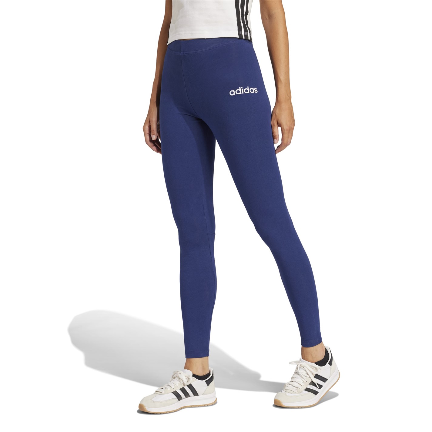 adidas Essentials 3 Stripe Leggings Womens - 2