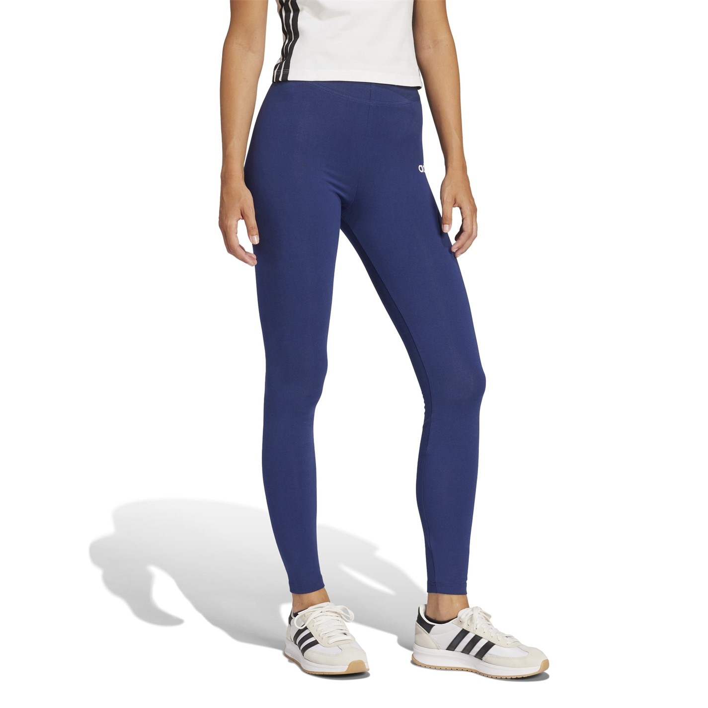 adidas Essentials 3 Stripe Leggings Womens - 4