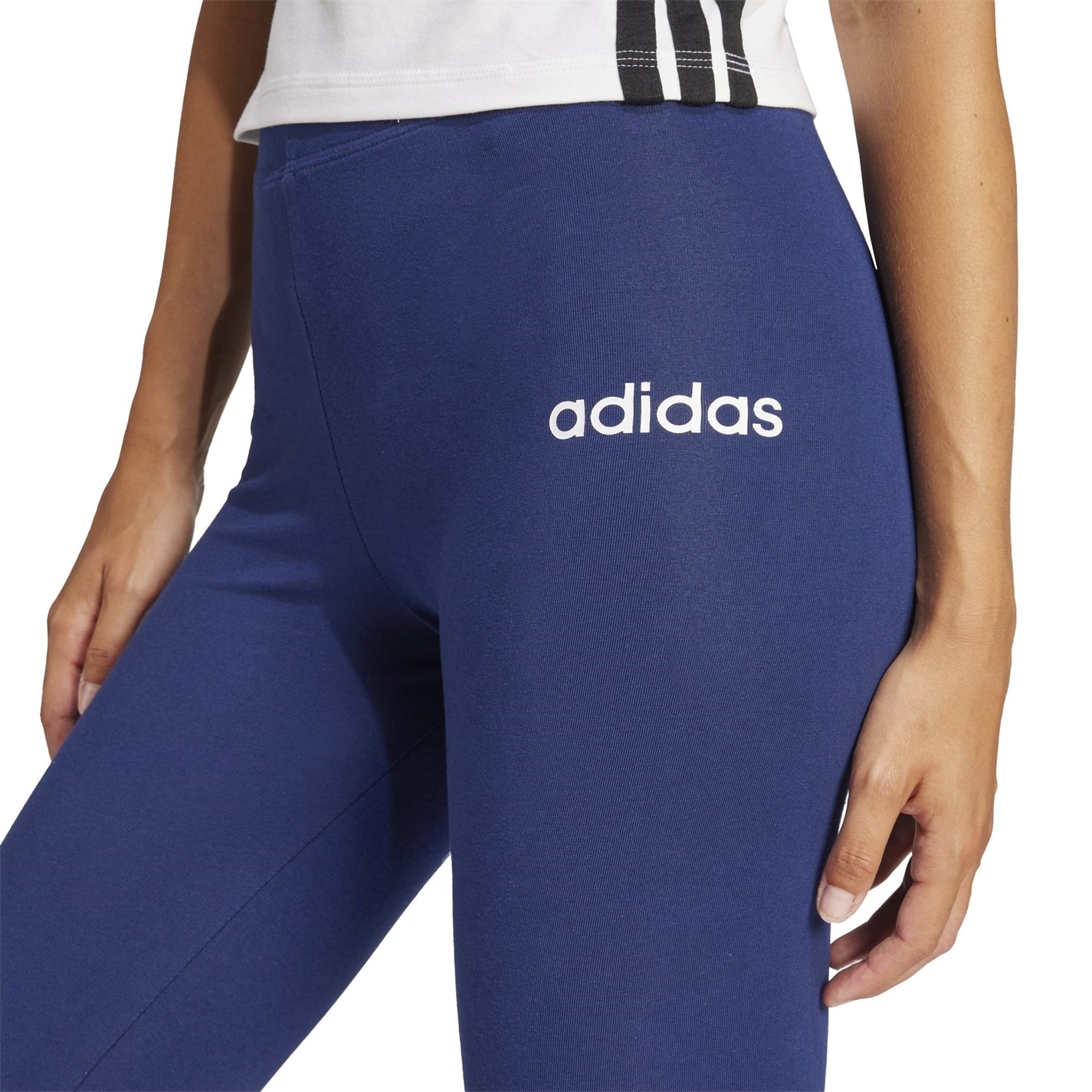 adidas Essentials 3 Stripe Leggings Womens - 5