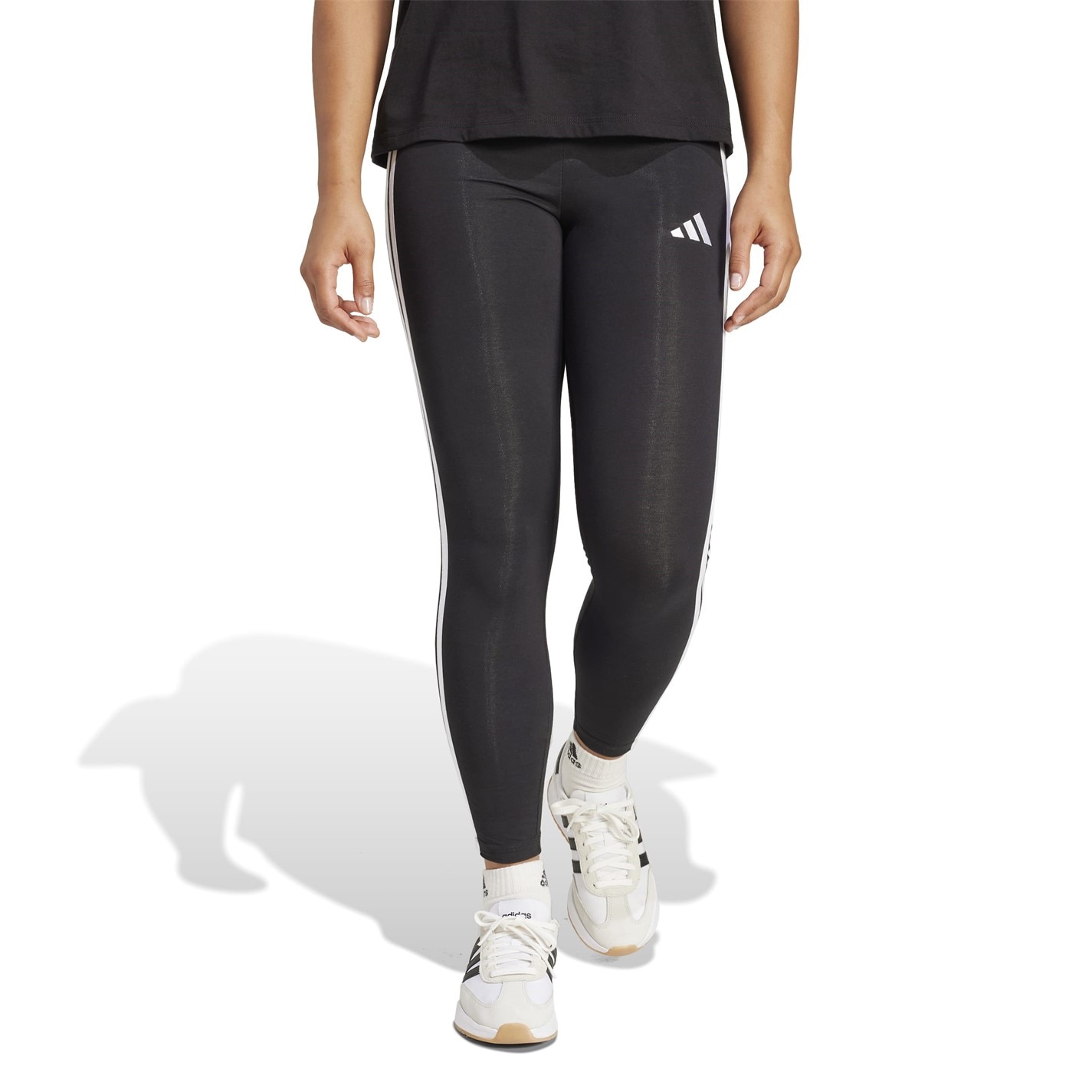adidas Essentials 3 Stripe Leggings Womens - 2