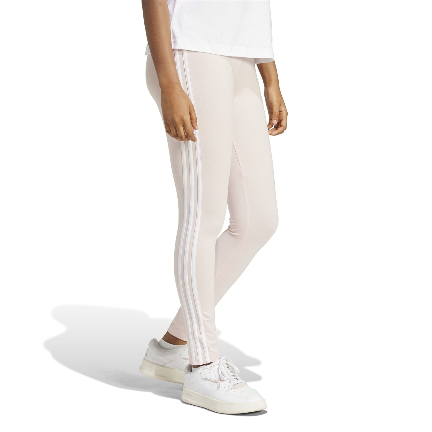 adidas Essentials 3 Stripe Leggings Womens - 4