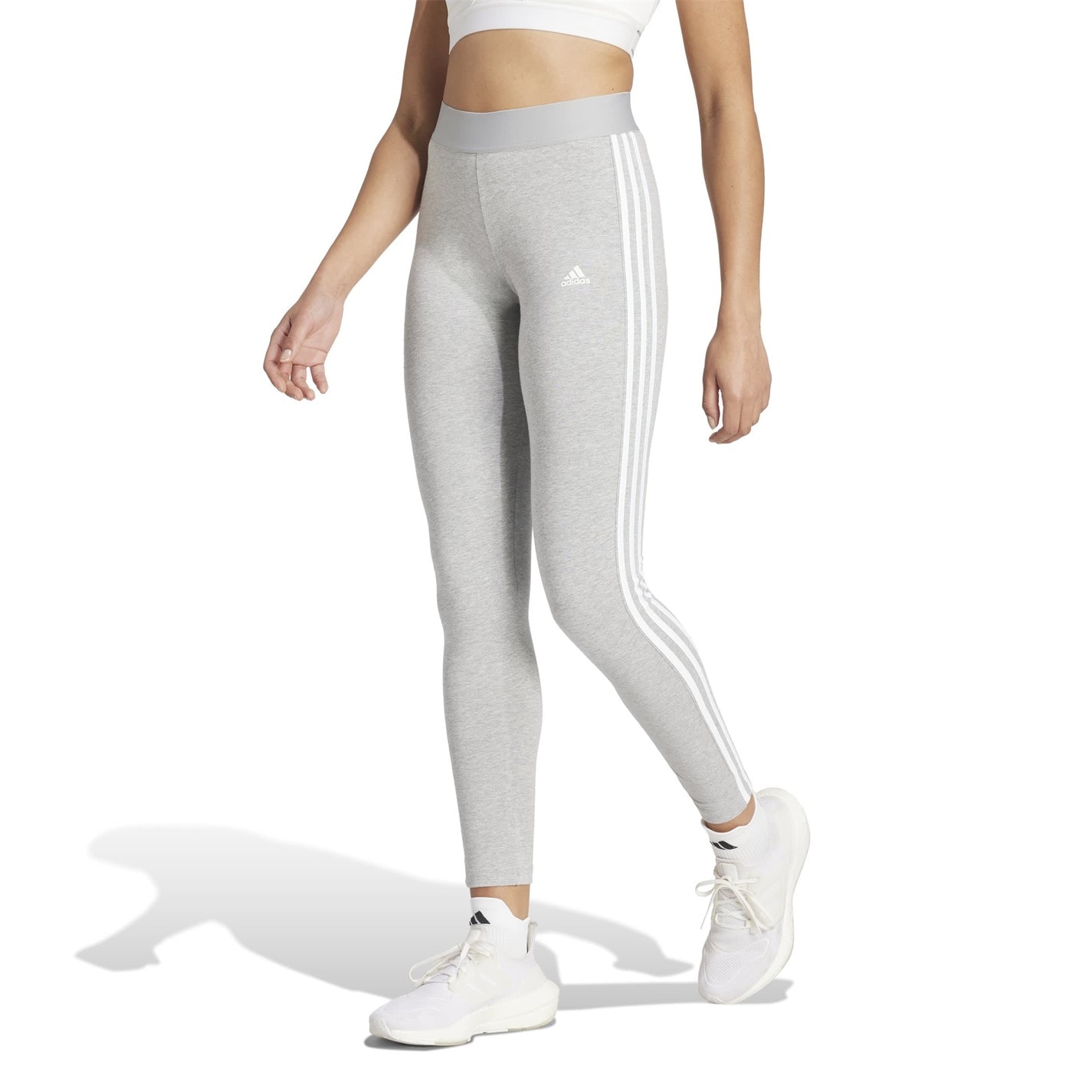 adidas Essentials 3 Stripe Leggings Womens - 2