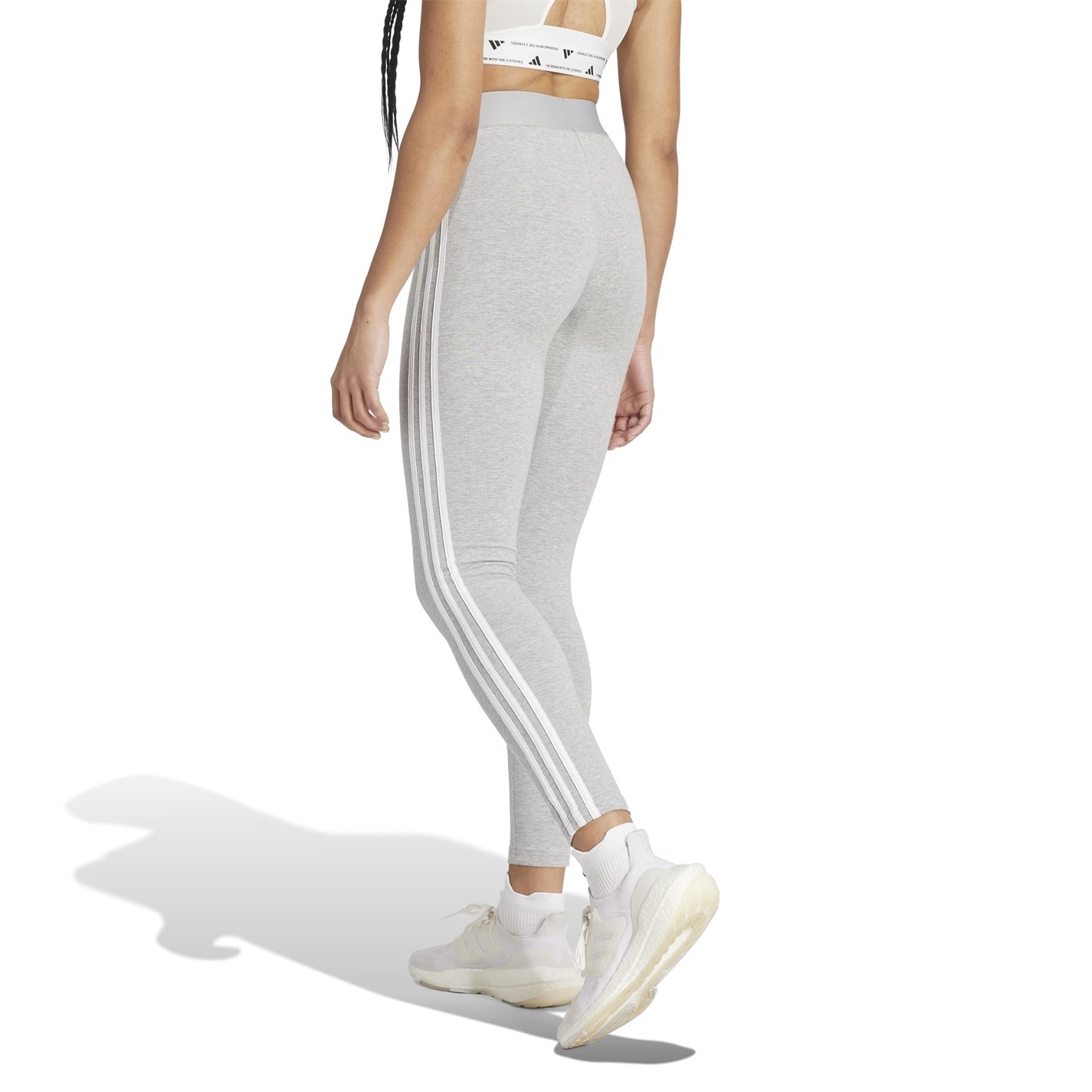 adidas Essentials 3 Stripe Leggings Womens - 3