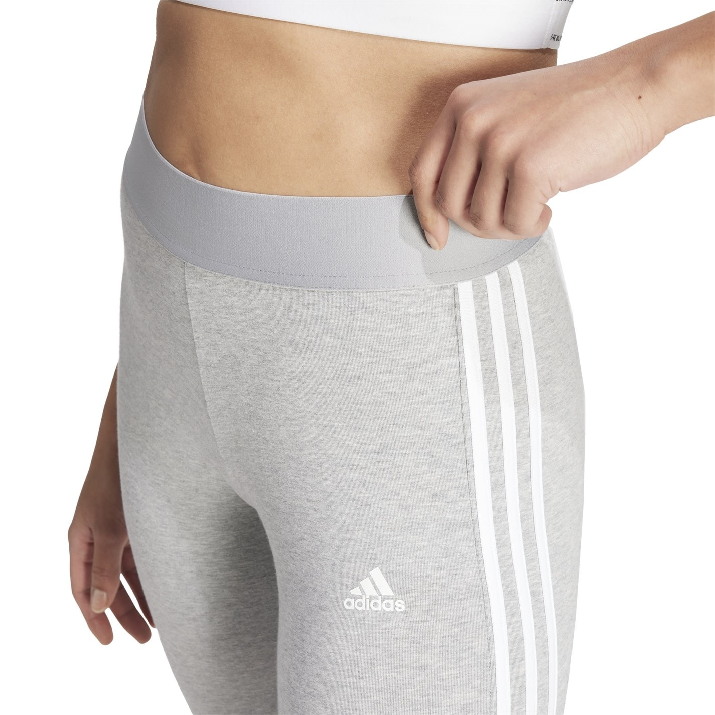 adidas Essentials 3 Stripe Leggings Womens - 5