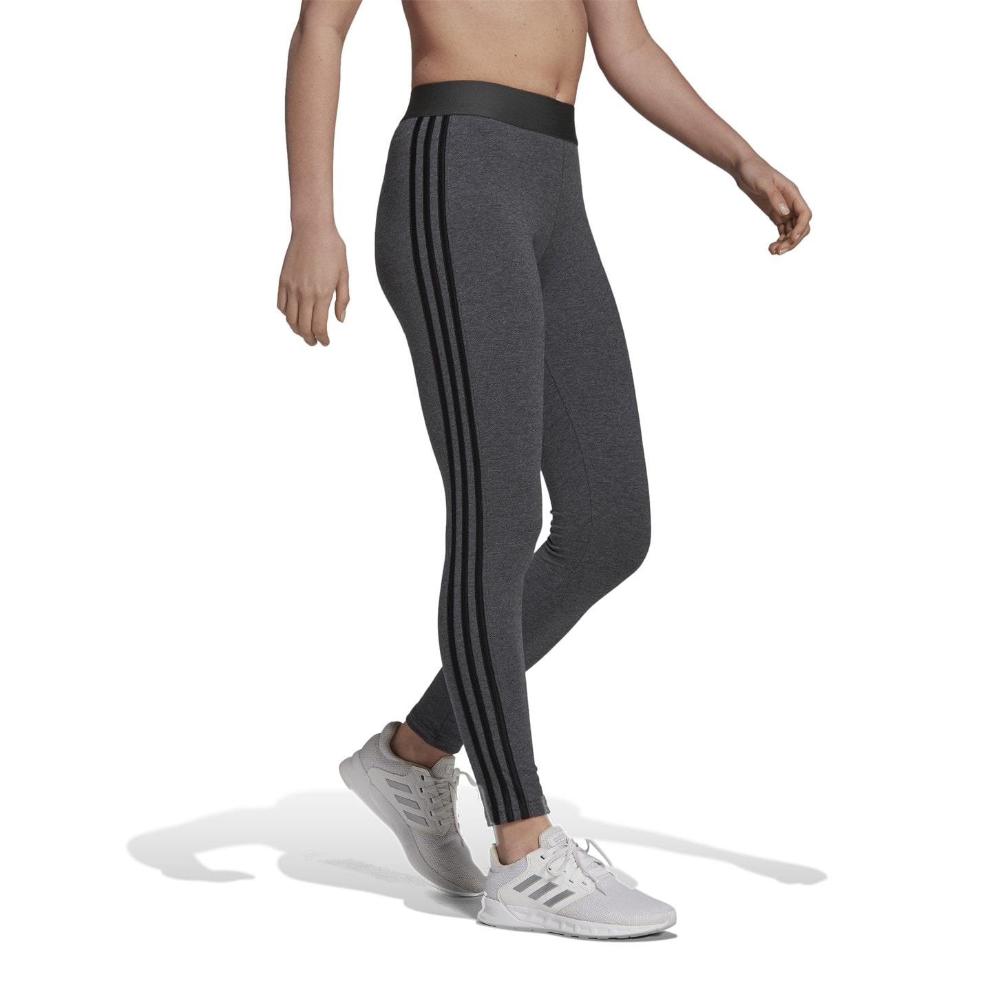 adidas Essentials 3 Stripe Leggings Womens - 4