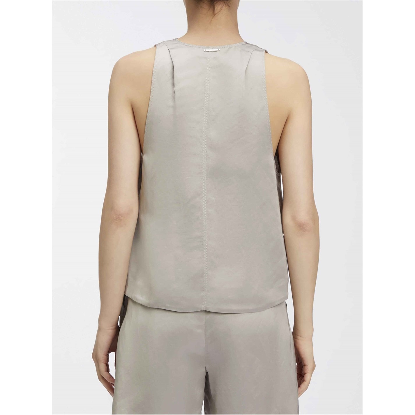 CALVIN KLEIN Satin Halterneck Top - 8
