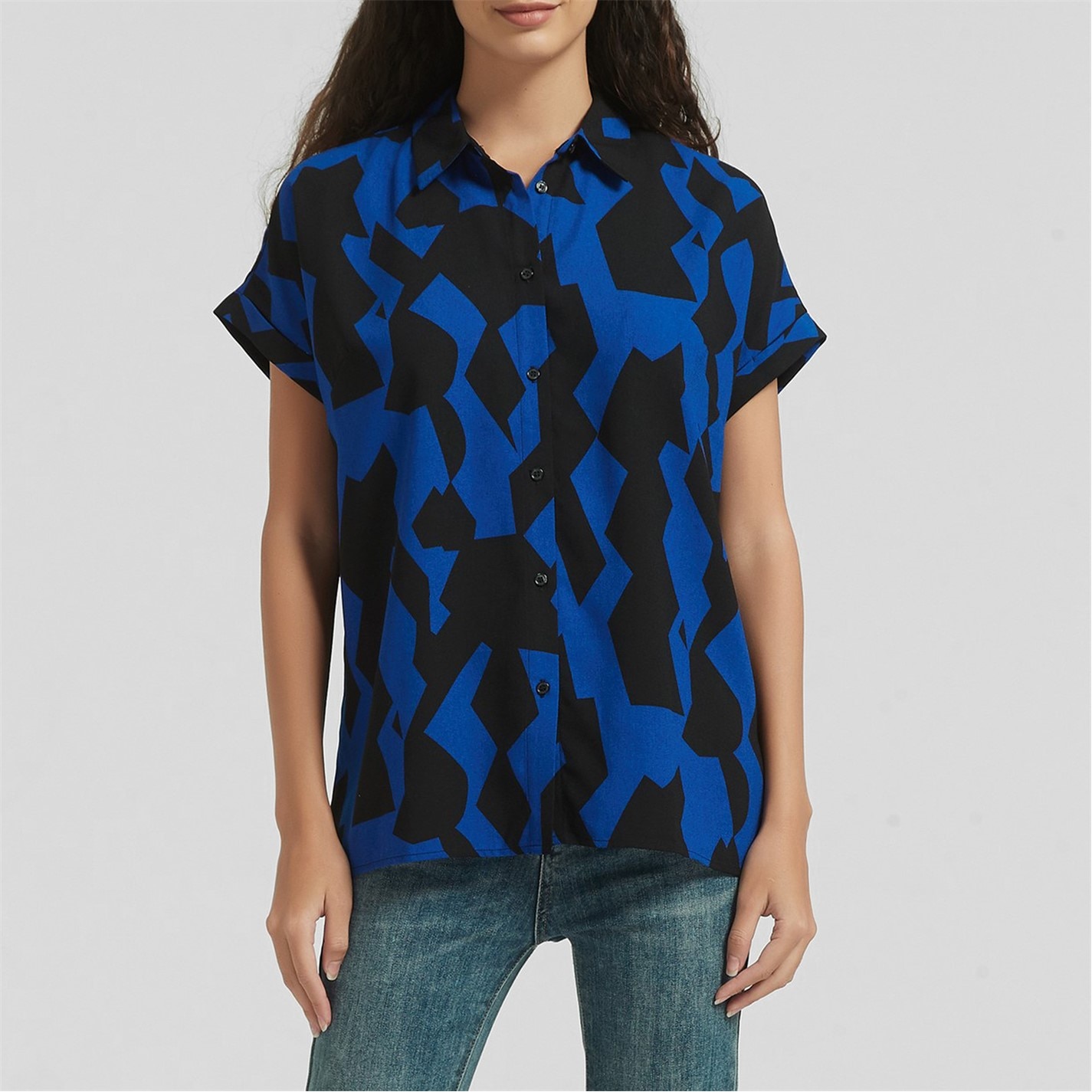 Šaty Be You Blue Print 8383079