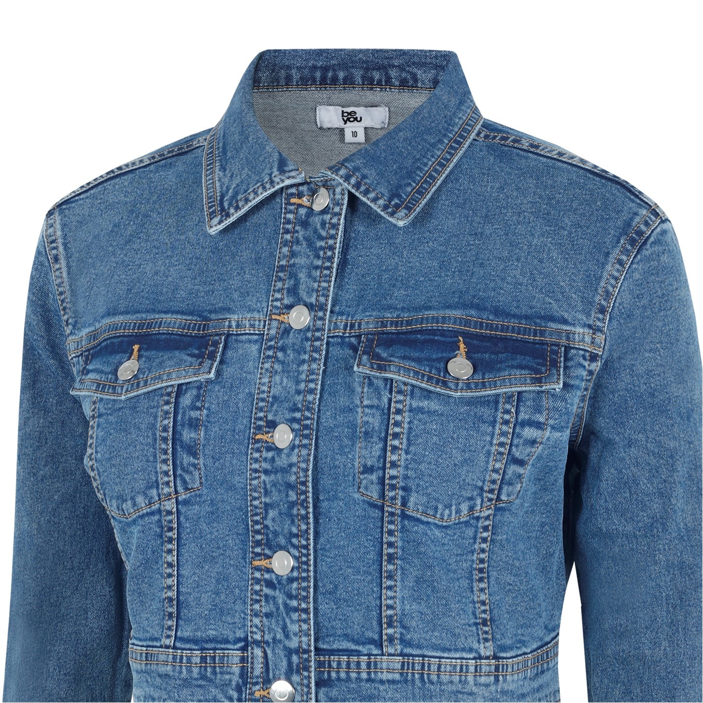 Be You Crop Denim Jacket - 5