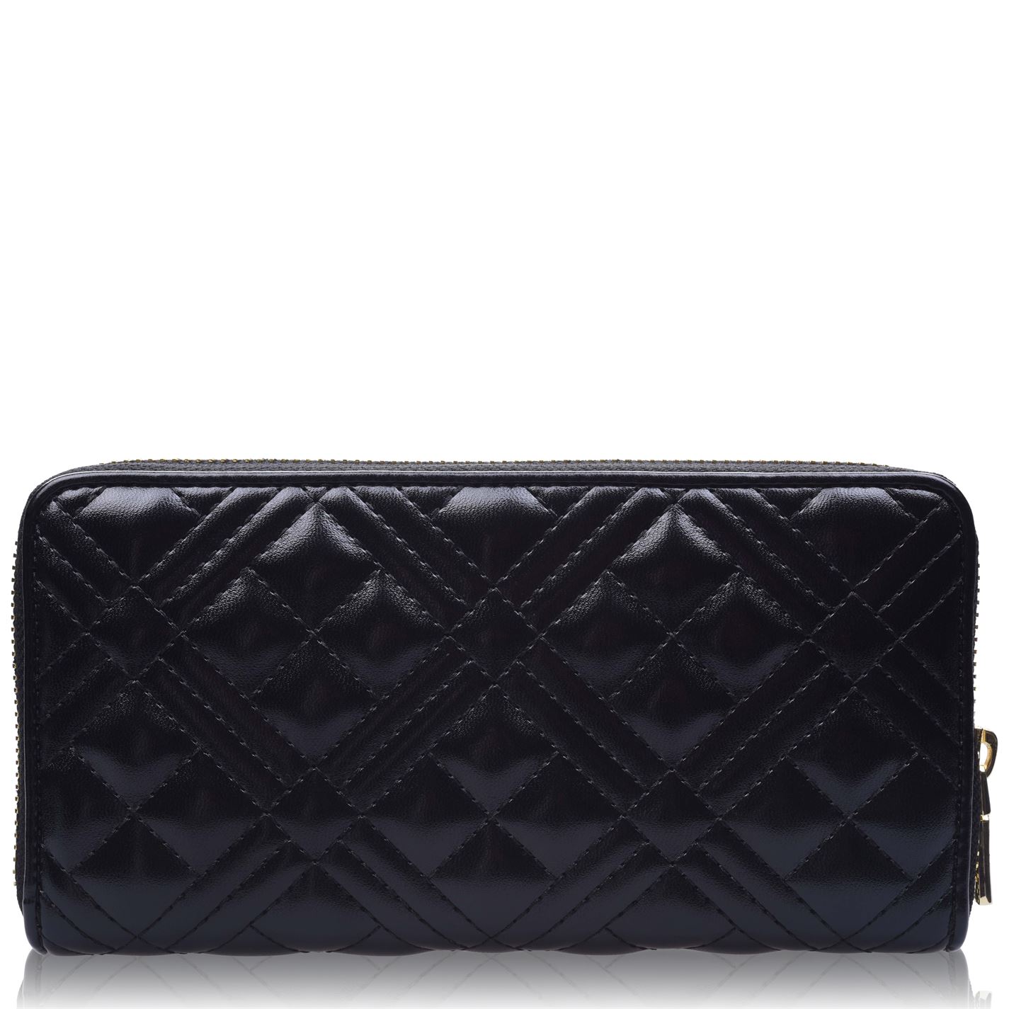 LOVE MOSCHINO Quilted Logo Zipped Purse - 2