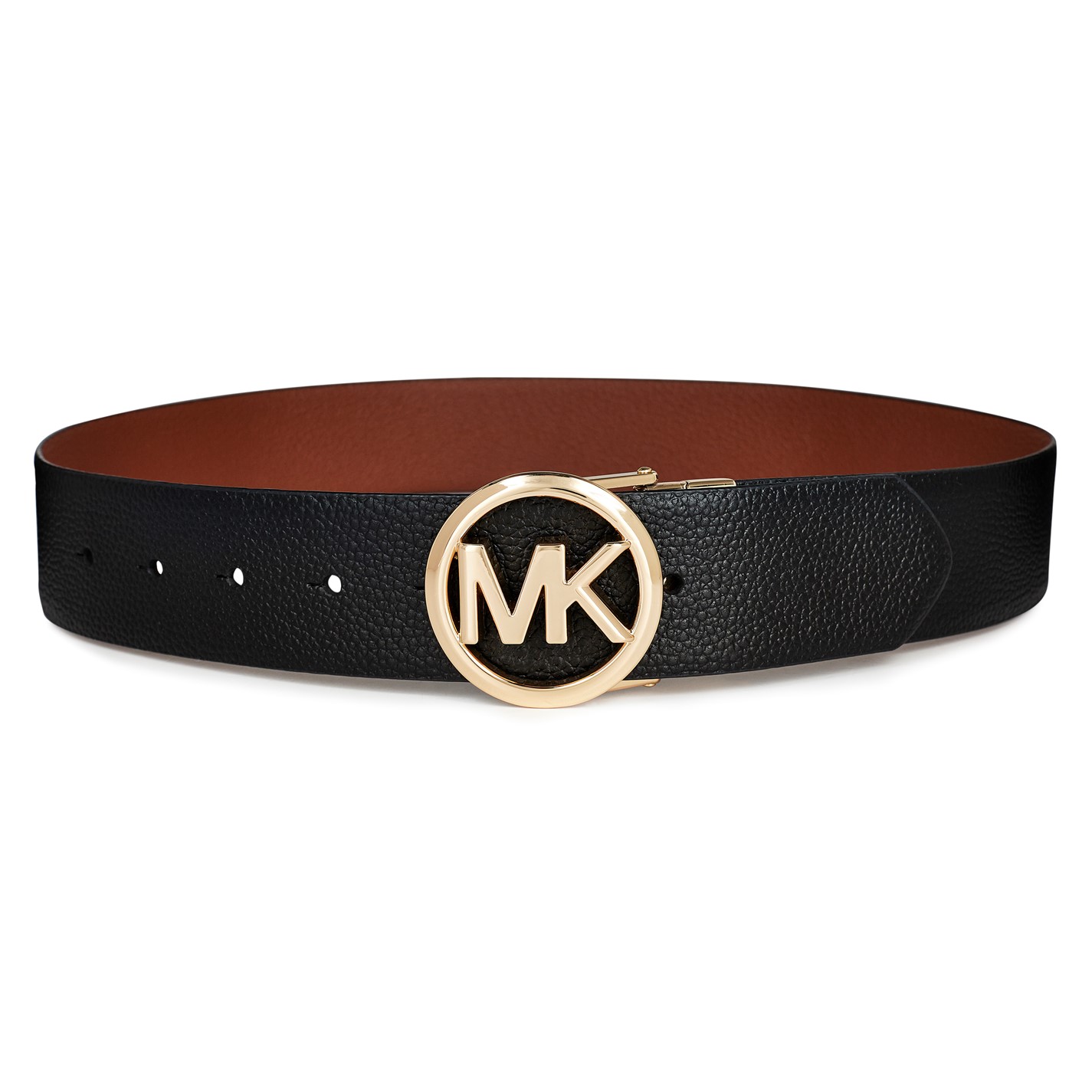 MICHAEL Michael Kors Michael Kors Round Buckle Reversible Belt - 2