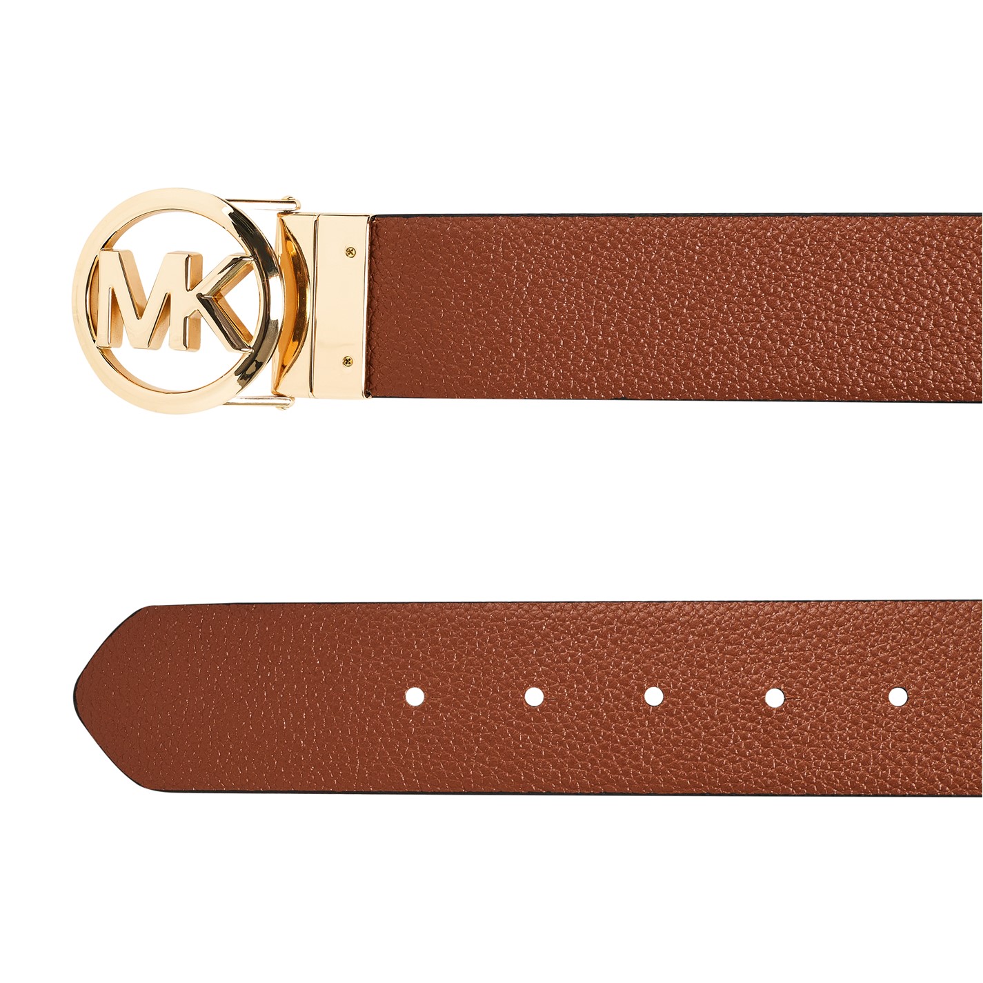 MICHAEL Michael Kors Michael Kors Round Buckle Reversible Belt - 4