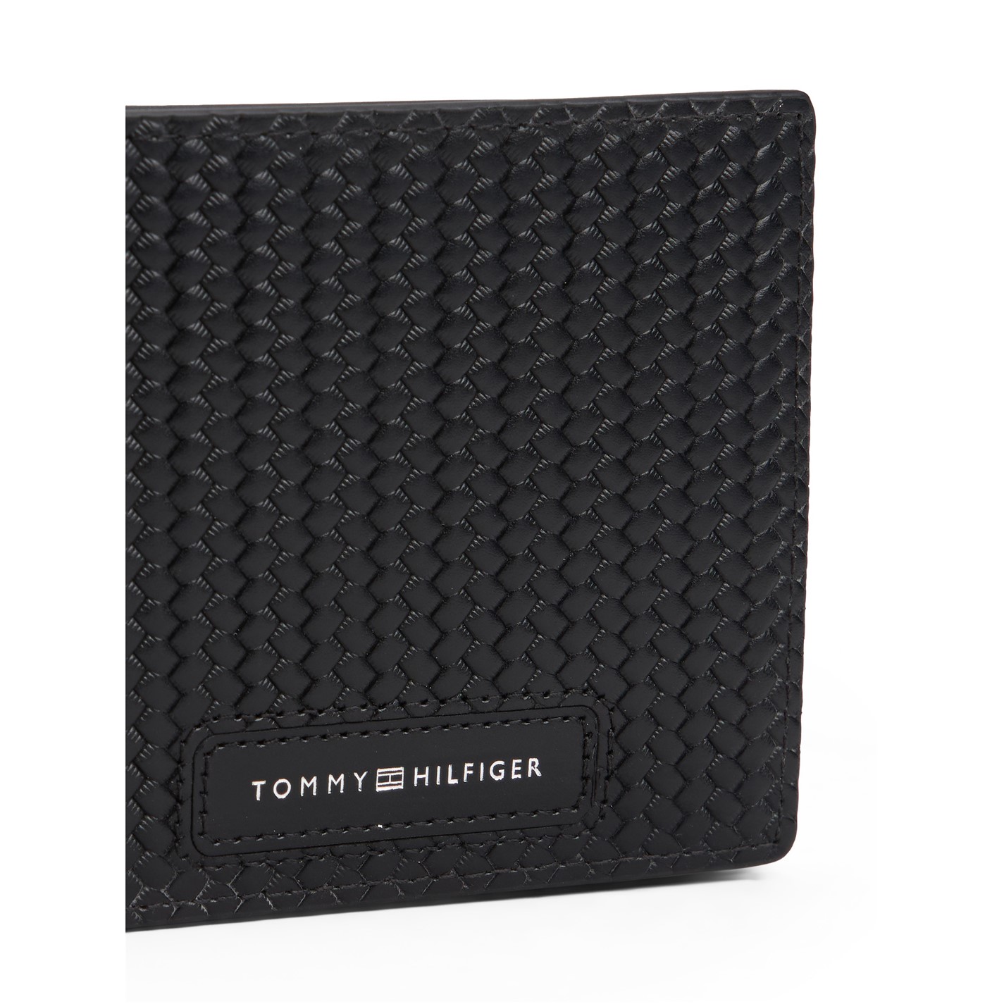 Tommy Hilfiger Woven Texture Billfold Wallet with Coin Pocket - 3