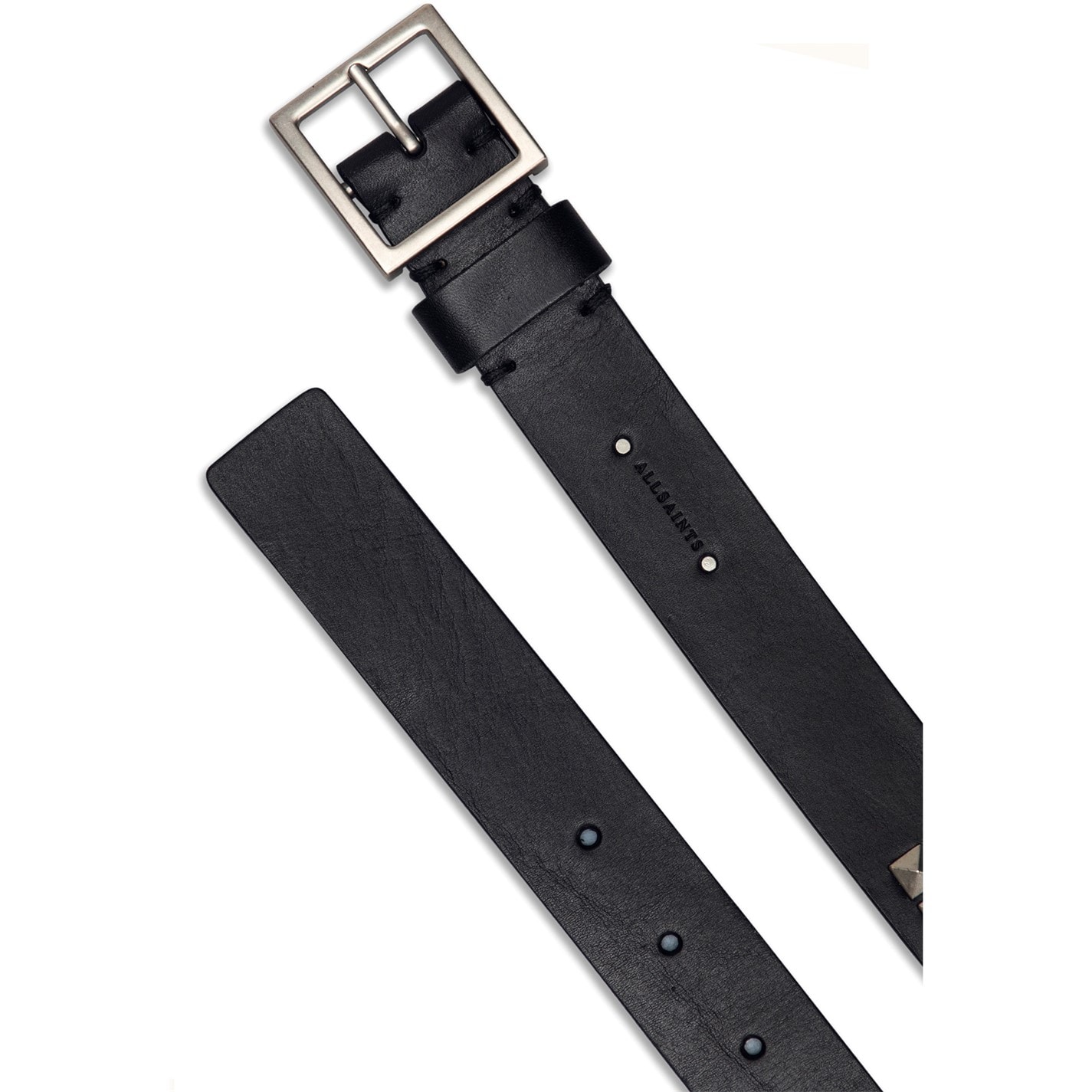 Opasok AllSaints Black Antique 8733676