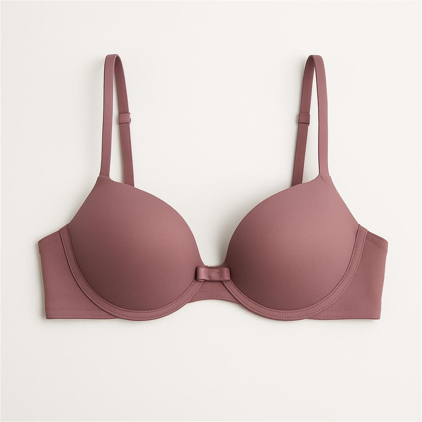 Valbonne MOCHA/DK BRN UNDERWIRED 2 PACK SMOOTH T-SHIRT BRA - 2