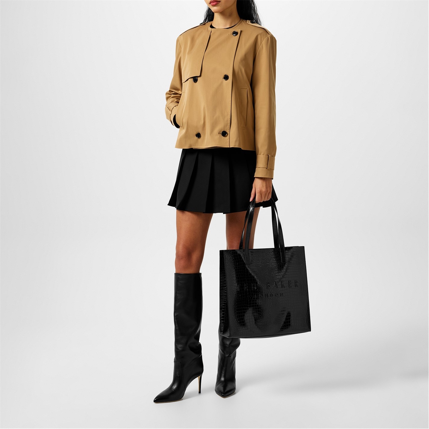 Ted Baker Ted Baker Croccon Large Tote Bag - 5