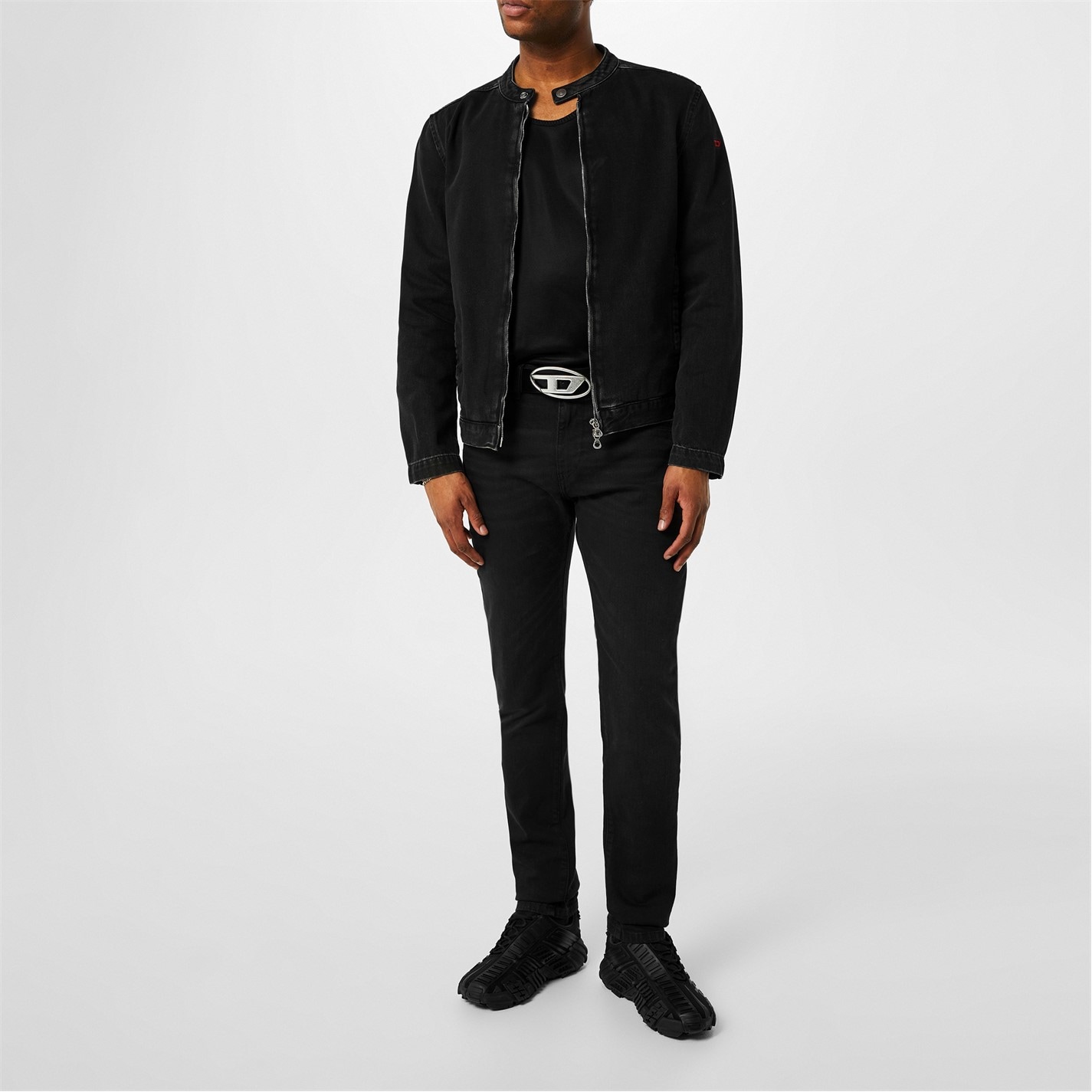 DIESEL D Buckle Leather Belt - 3