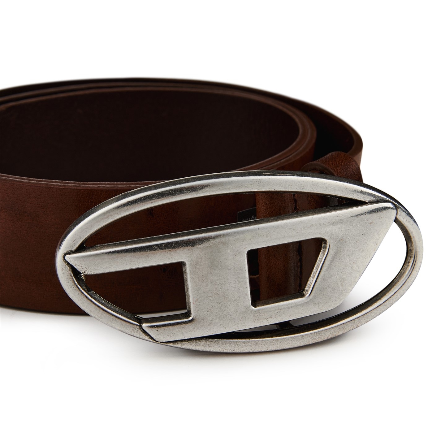 DIESEL D Buckle Leather Belt - 4
