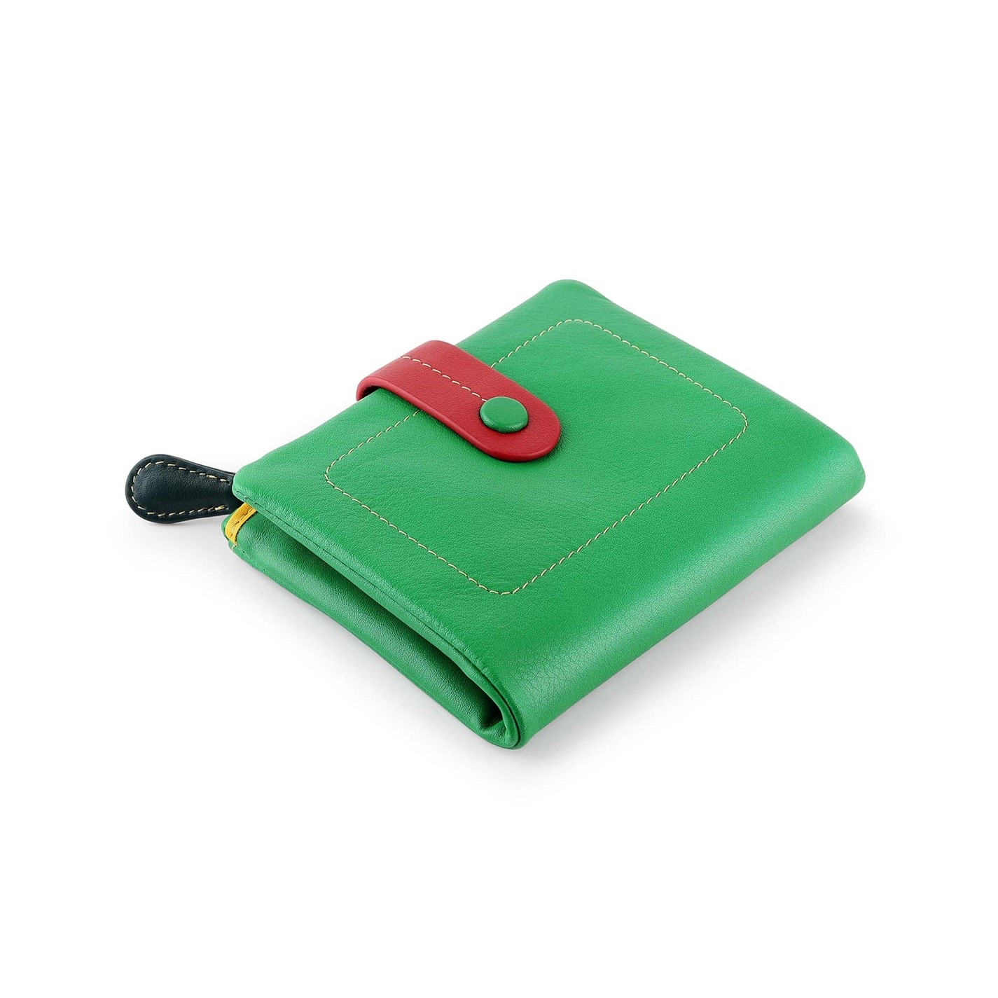 PRIMEHIDE Leather Capri Multicolour Small Soft Purse Camerelle - 2