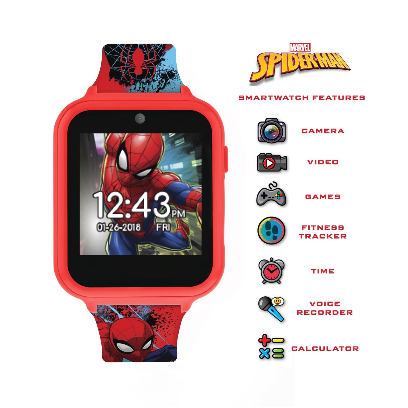 Marvel Comics Spiderman Smart Watch - 3