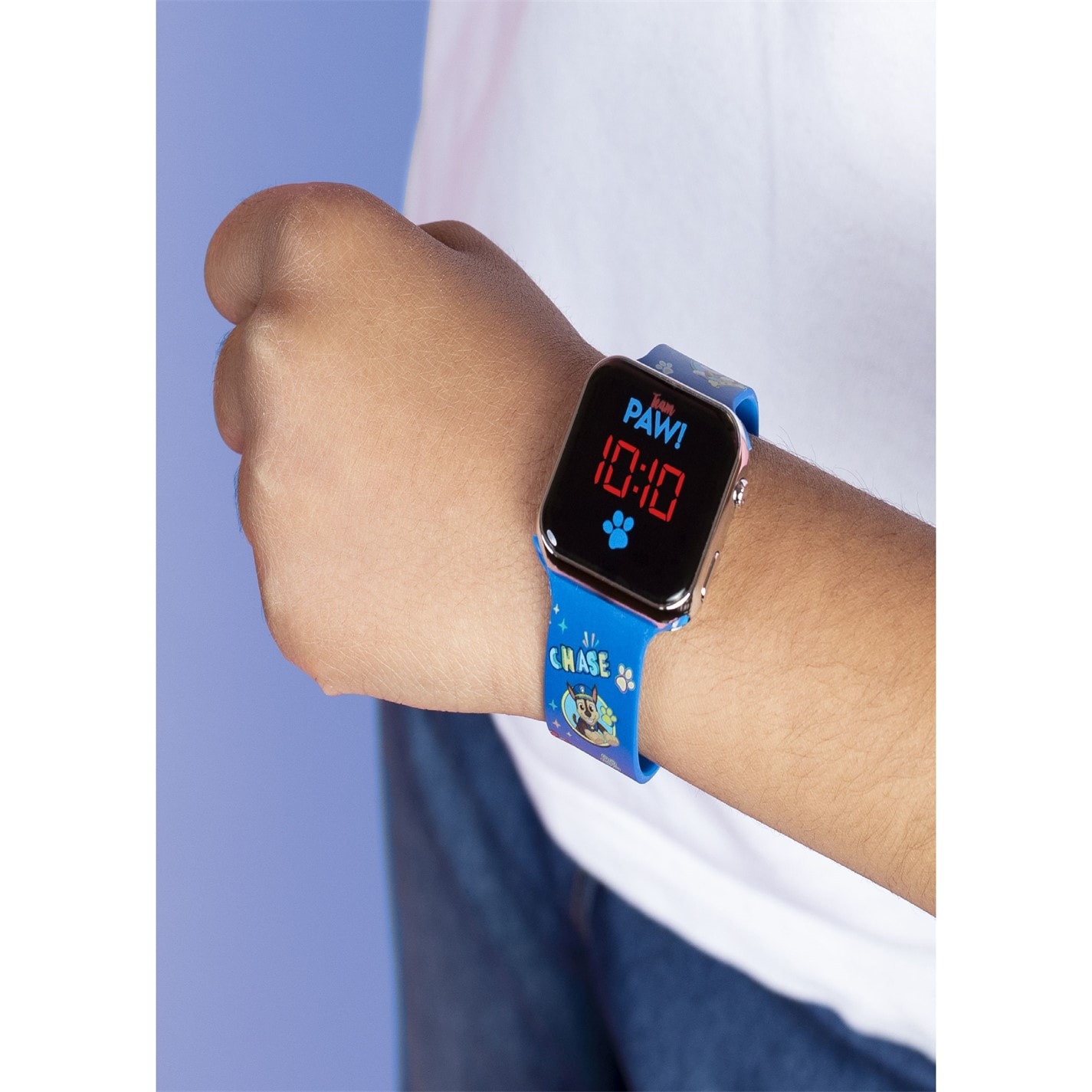 Disney Nickelodeon Paw Patrol Blue Strap LED Watch - 4