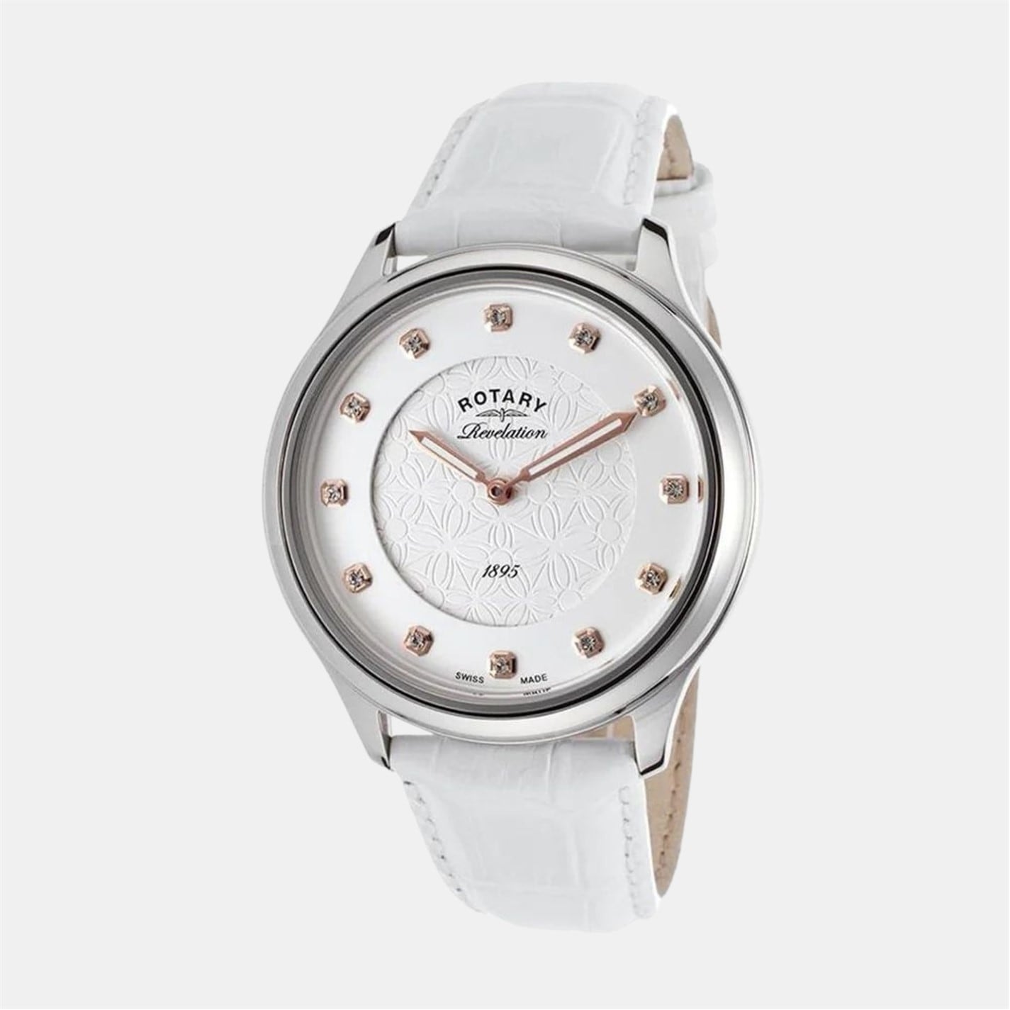 Hodinky Rotary White 309090