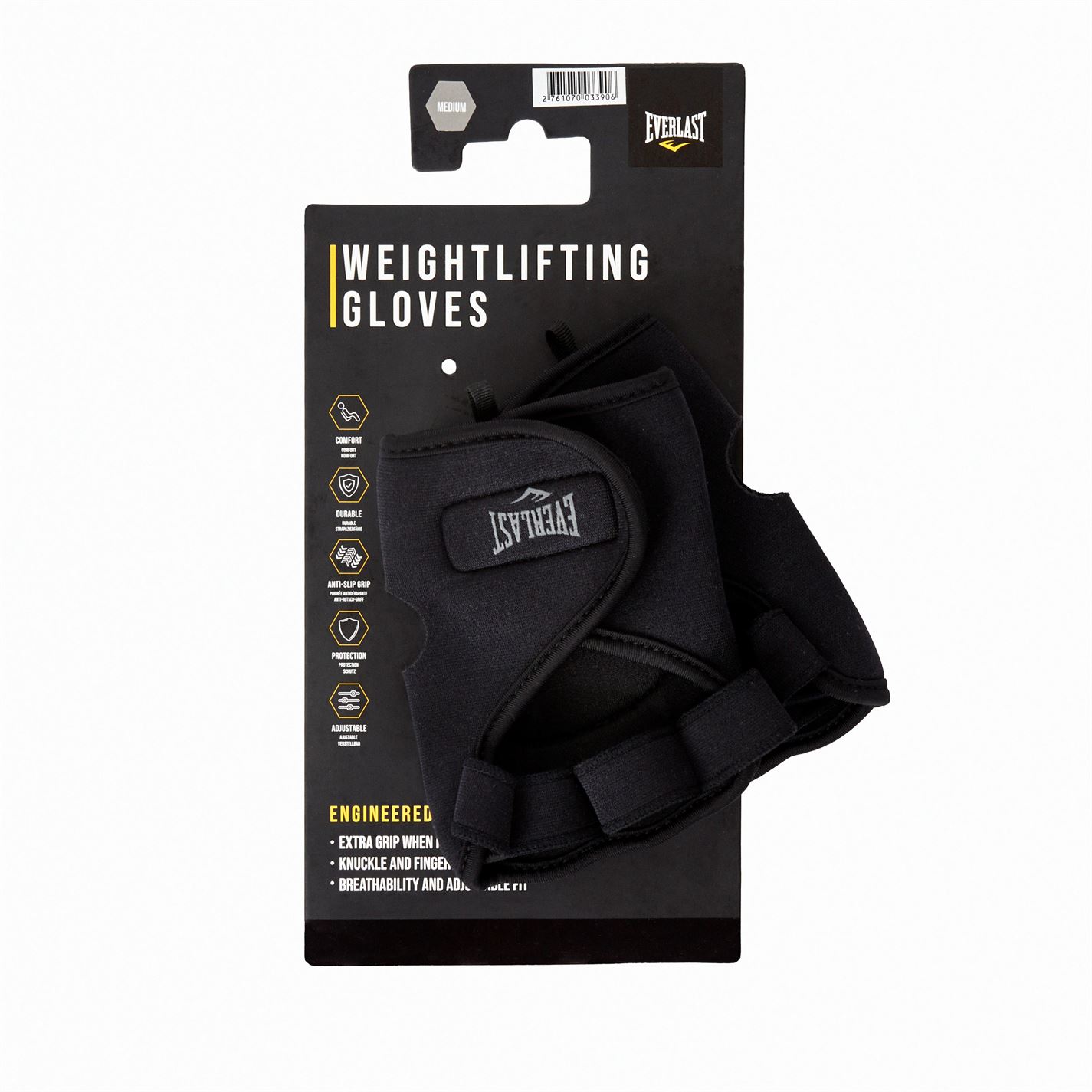 Everlast Neoprene Weight Lifting Gloves - 4