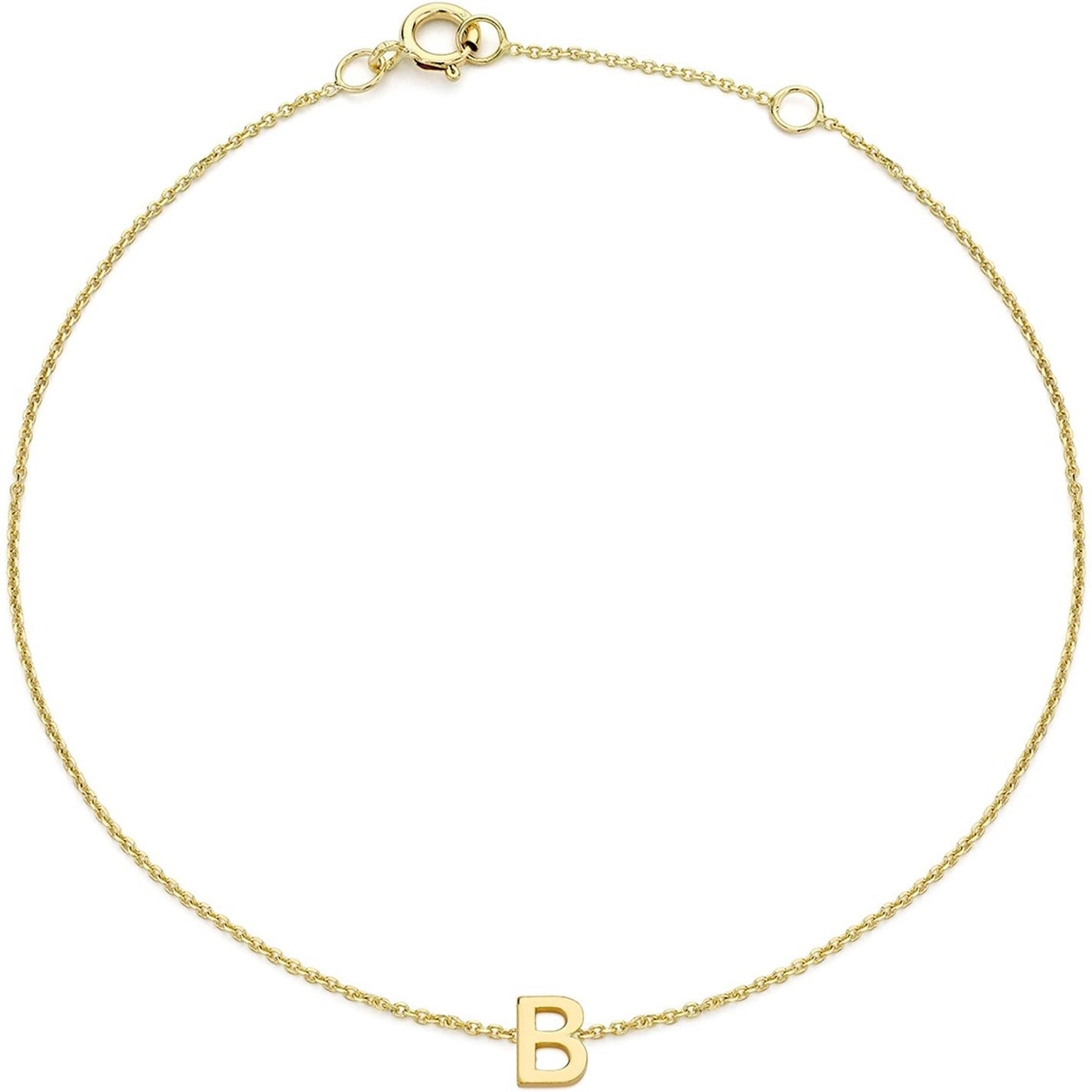 Be You 9ct Mini Initial Bracelet - 2