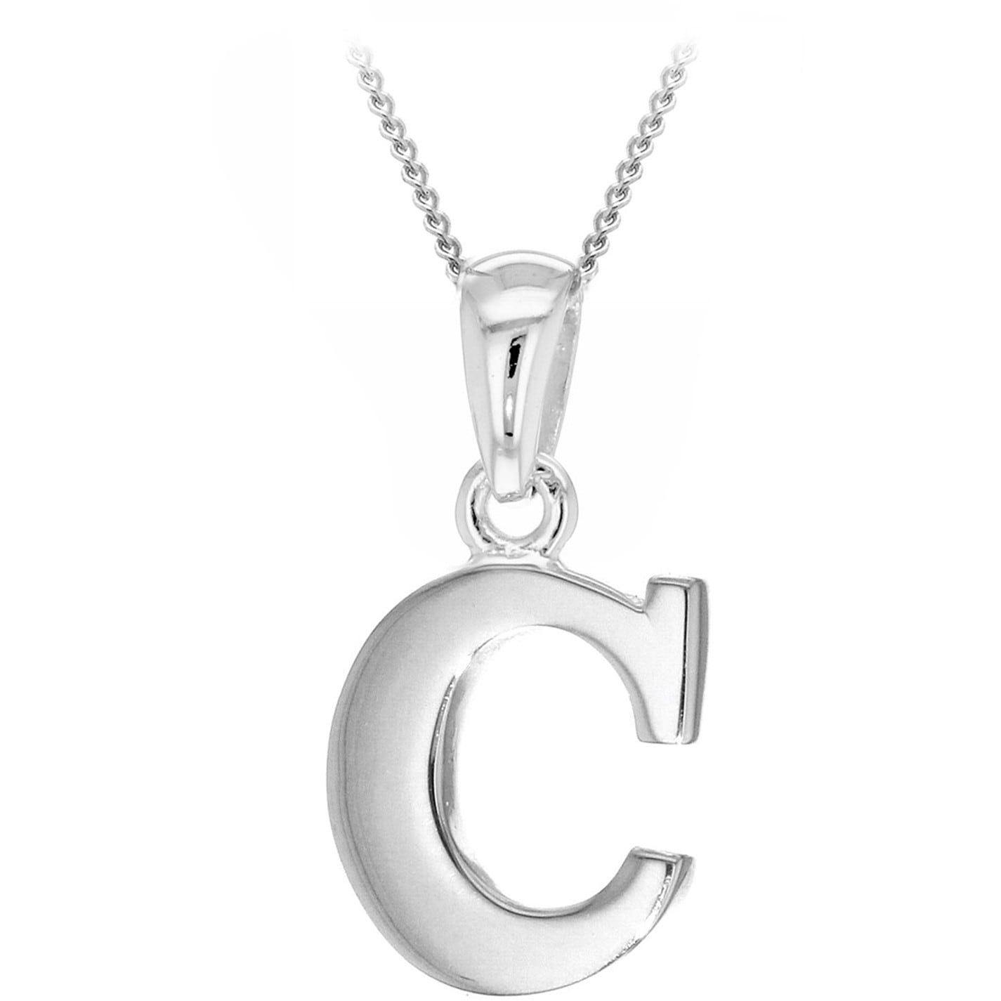 Be You Sterling Silver Initial Necklace - 3