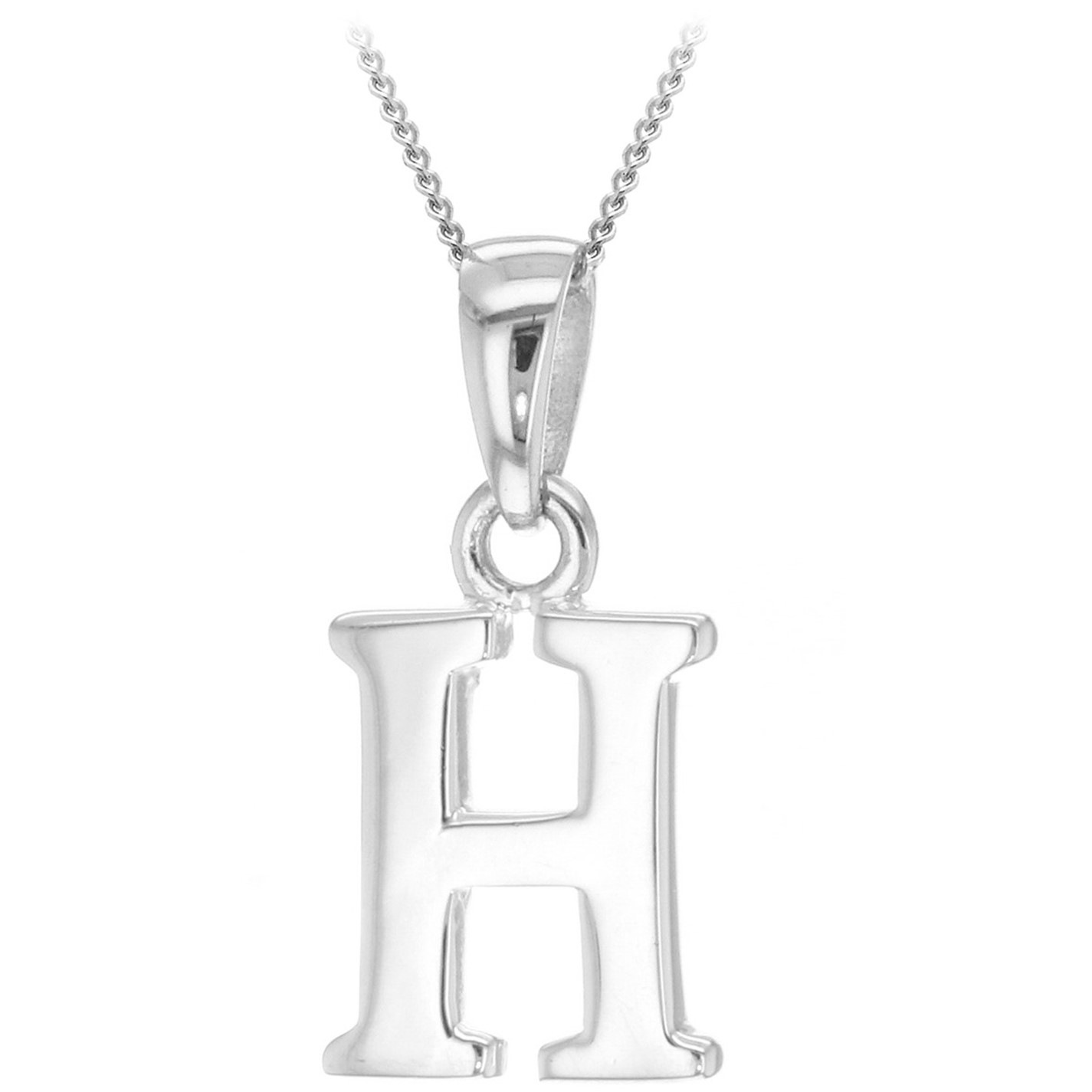 Be You Sterling Silver Initial Necklace - 6