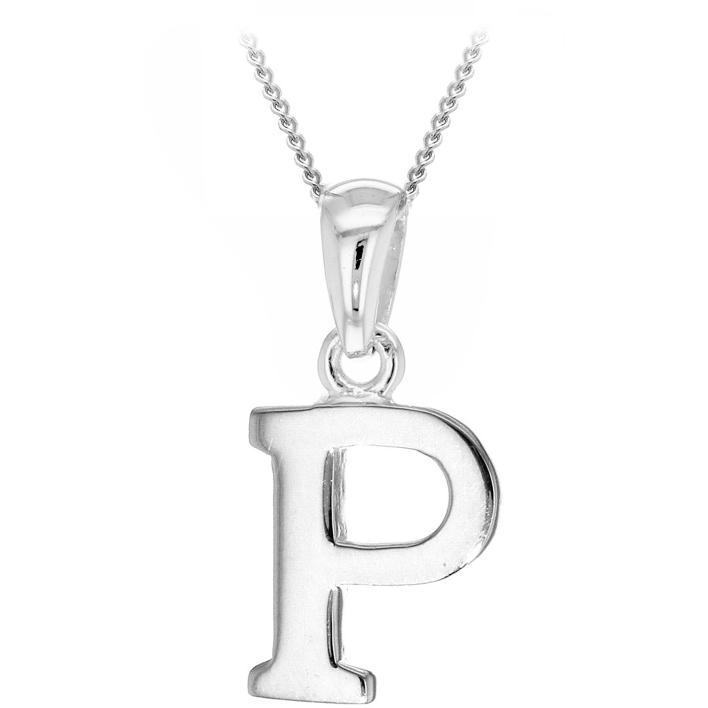 Be You Sterling Silver Initial Necklace - 9