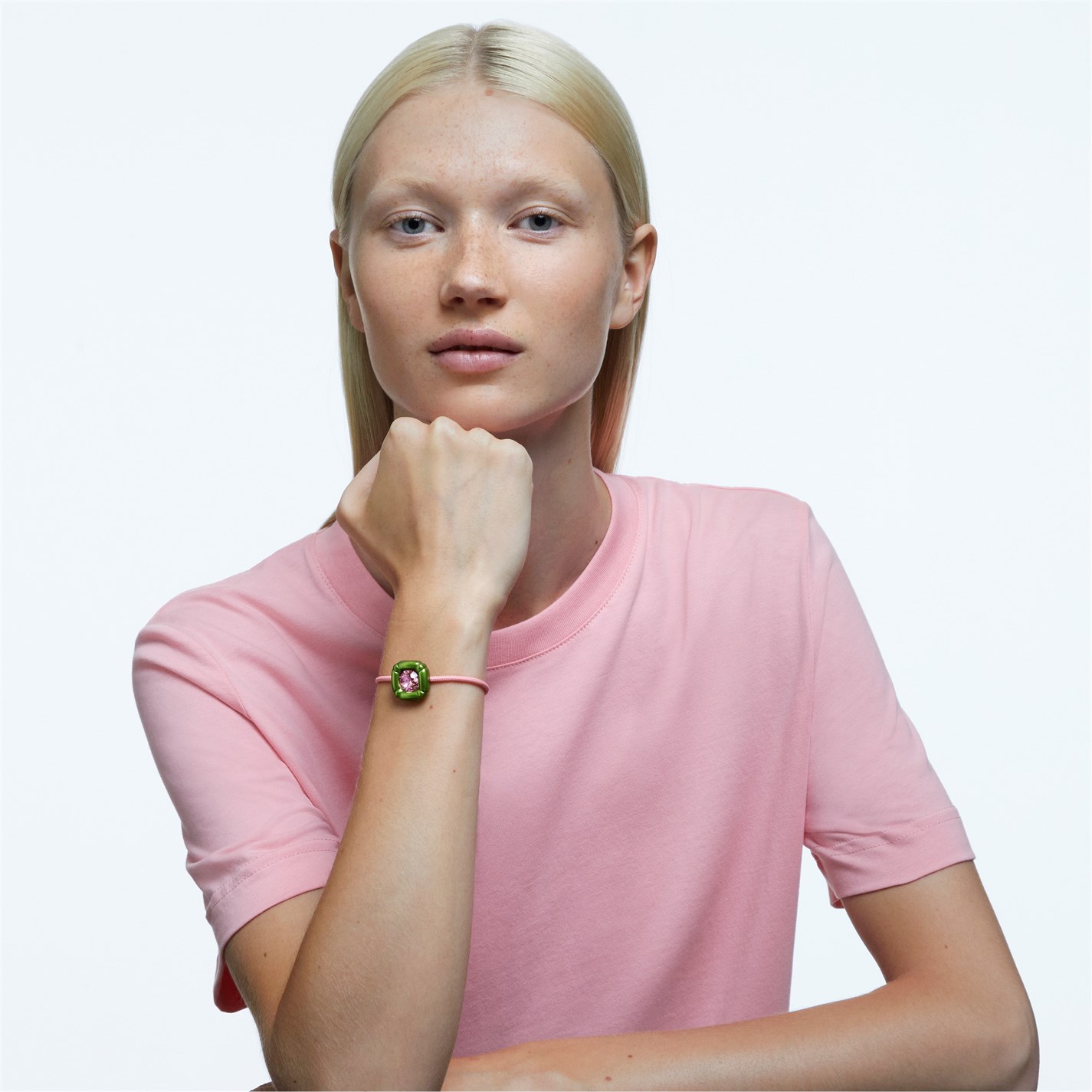 Swarovski Dulcis bracelet Cushion cut Green - 2