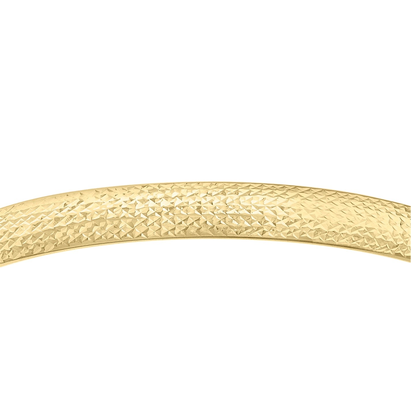 Be You 9ct Gold Diamond Cut Bangle - 3