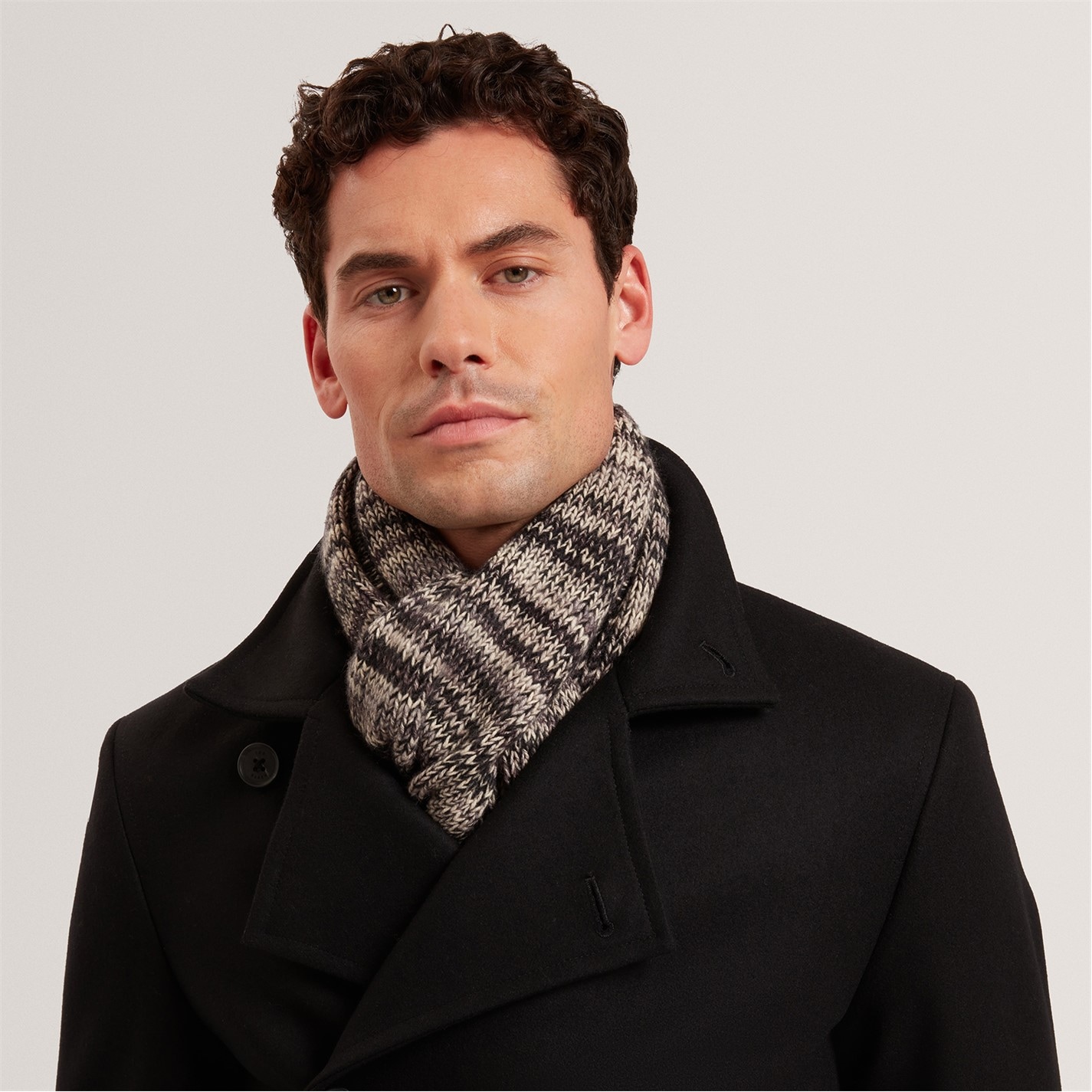 Ted Baker Ted Knitted Scarf Ld54 - 3