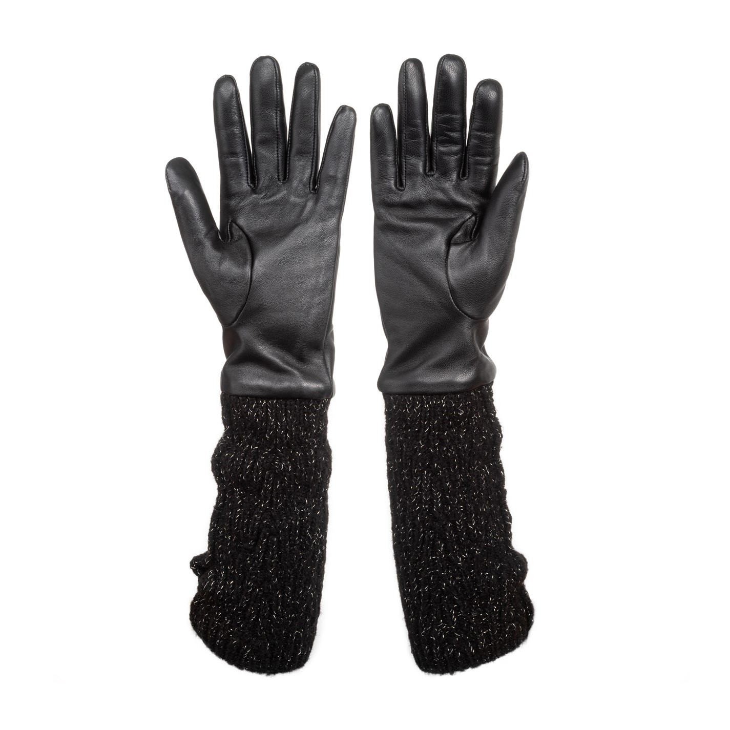 Biba Biba Knitted Leather Gloves - 2