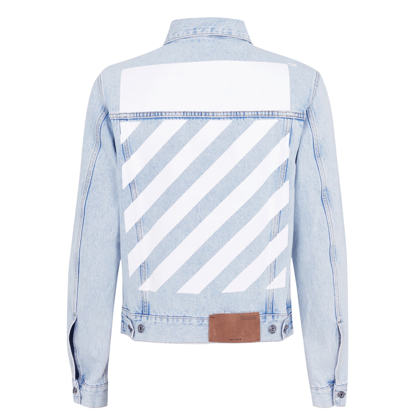 OFF WHITE Diagonal Tab Denim Jacket - 8